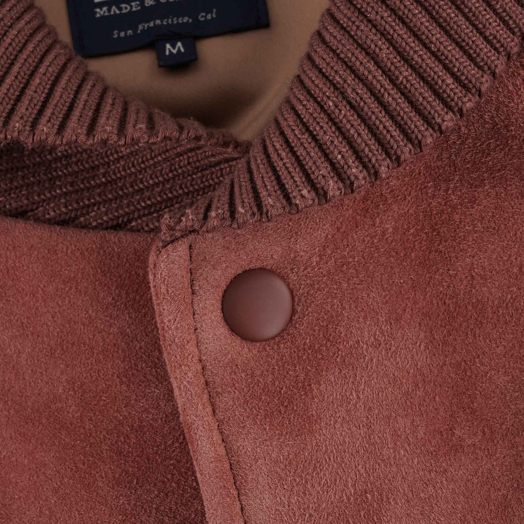 Levis® Made and Crafted® Suede Sports Bomber Jacket - Copper