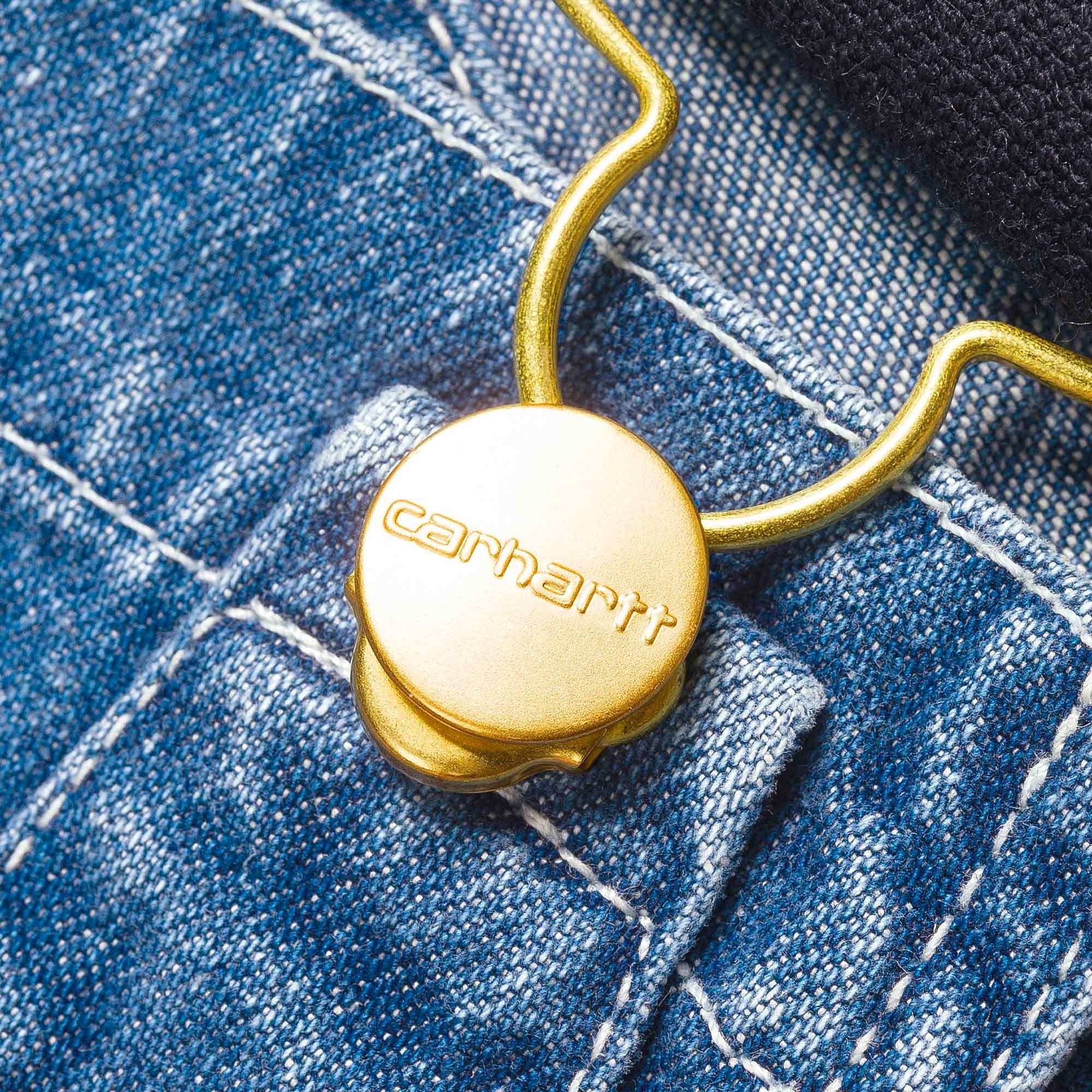 Carhartt WIP Bib Overall - Blue Stone Washed Denim