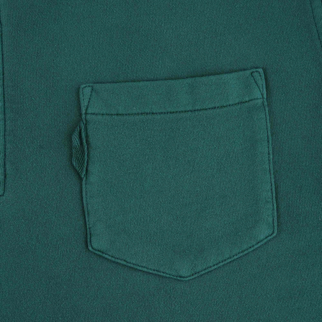 YMC Sugden Half-Zip Sweatshirt - Green