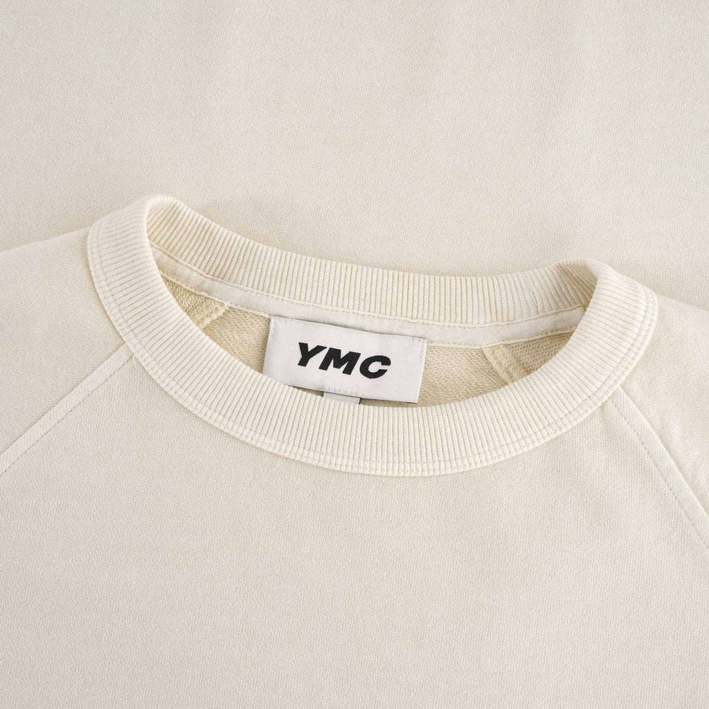 YMC Schrank Cotton Raglan Sweatshirt - Ecru