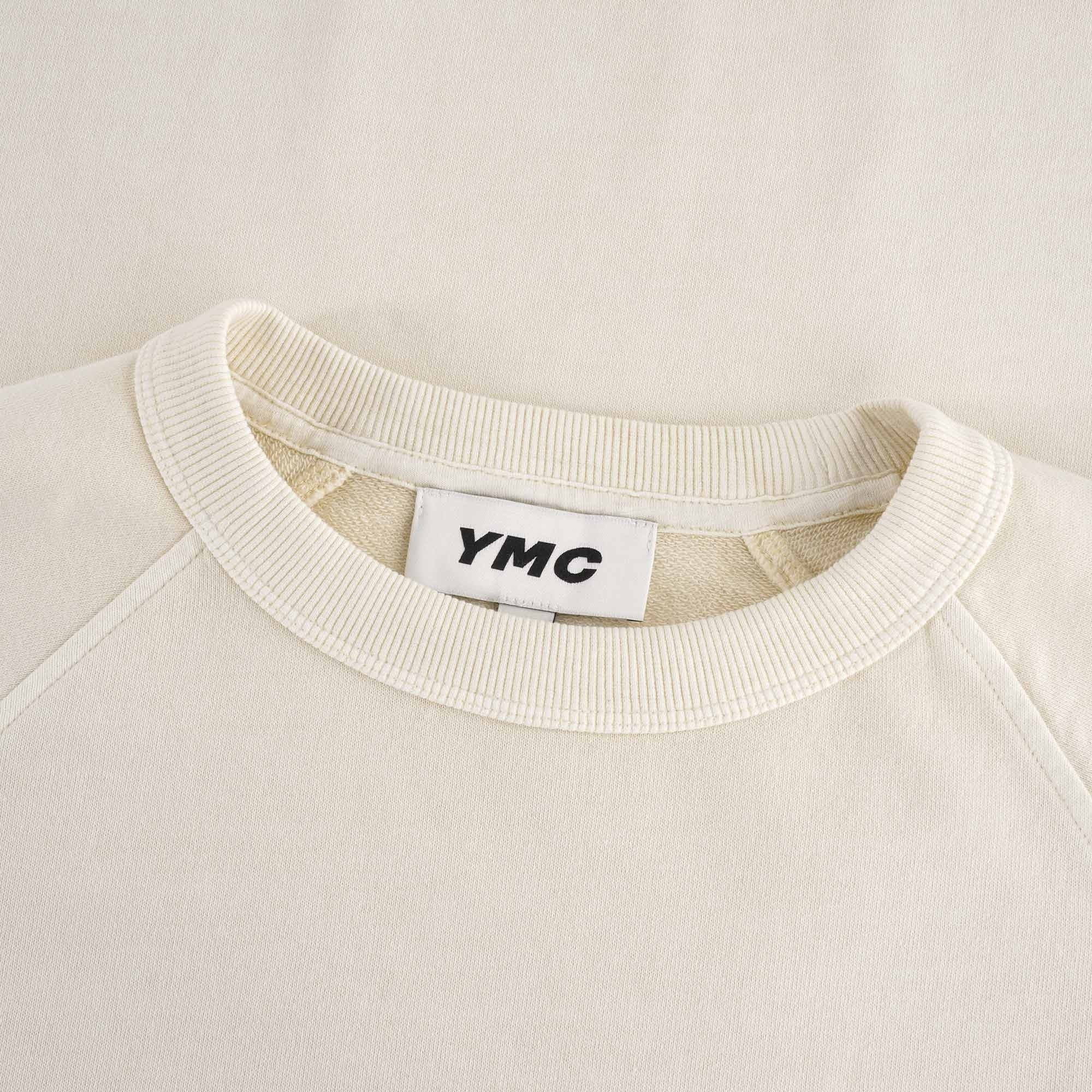YMC Schrank Cotton Raglan Sweatshirt - Ecru