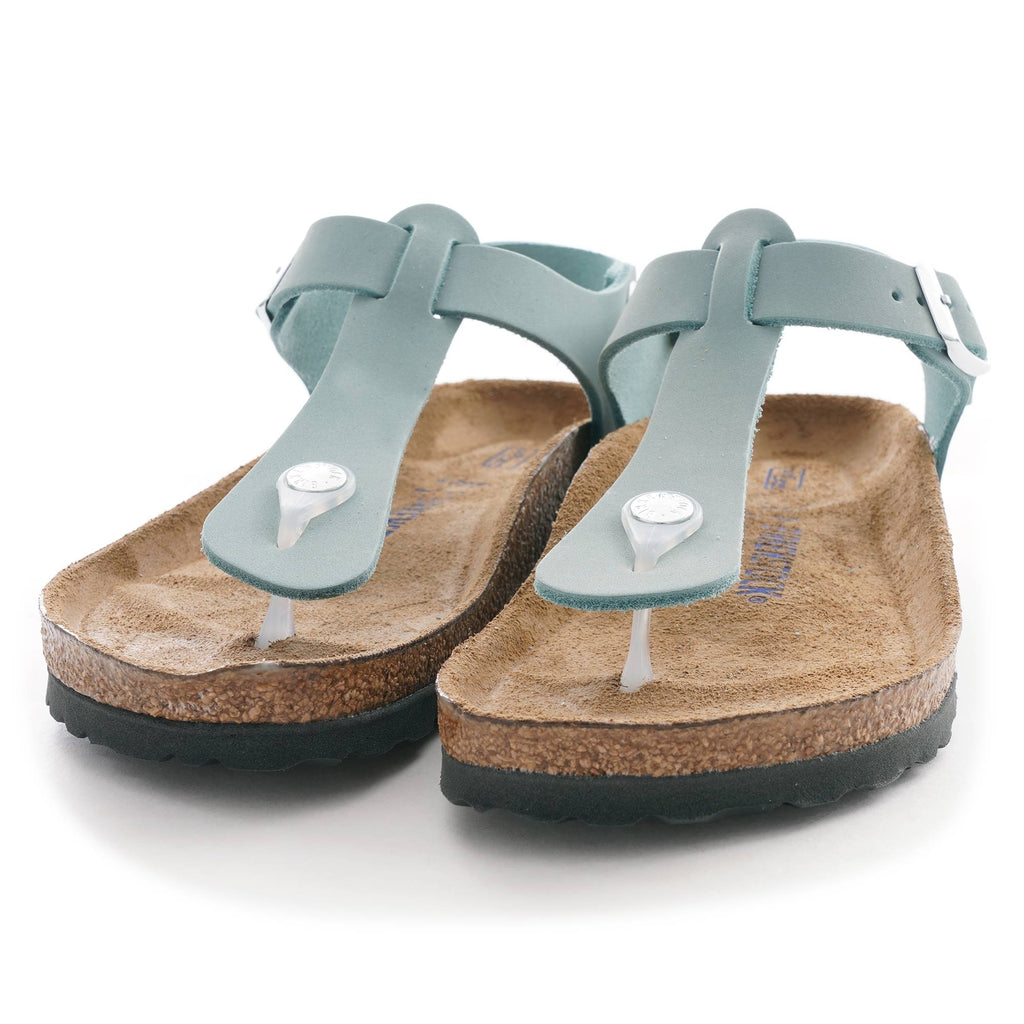 Birkenstock Womens Kairo Nubuck Leather - Aqua
