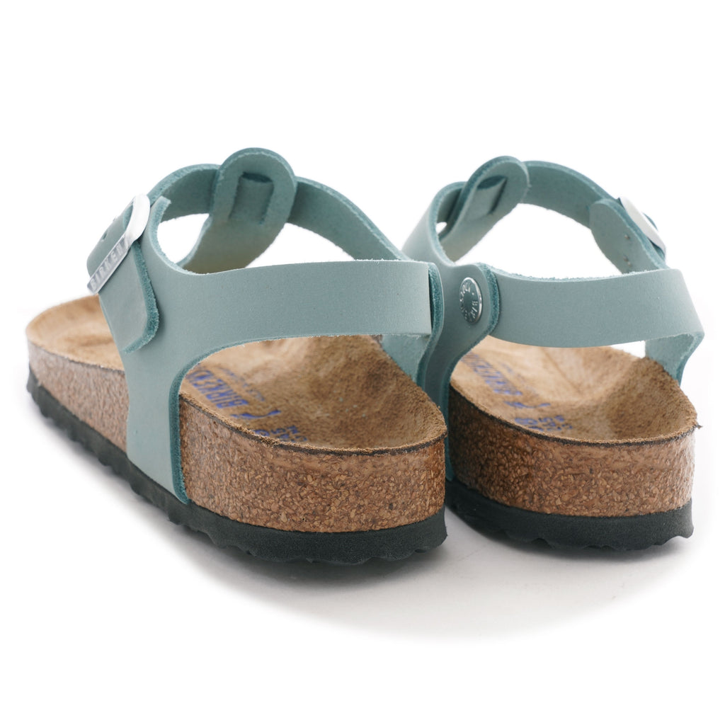 Birkenstock Womens Kairo Nubuck Leather - Aqua