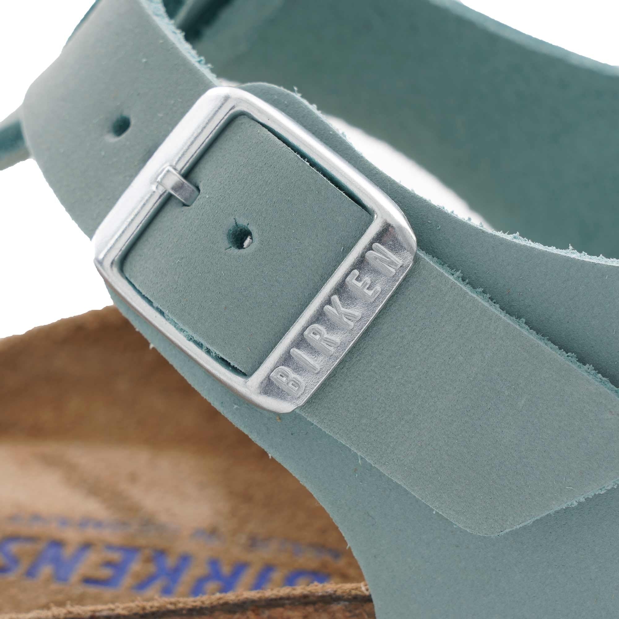 Birkenstock Womens Kairo Nubuck Leather - Aqua