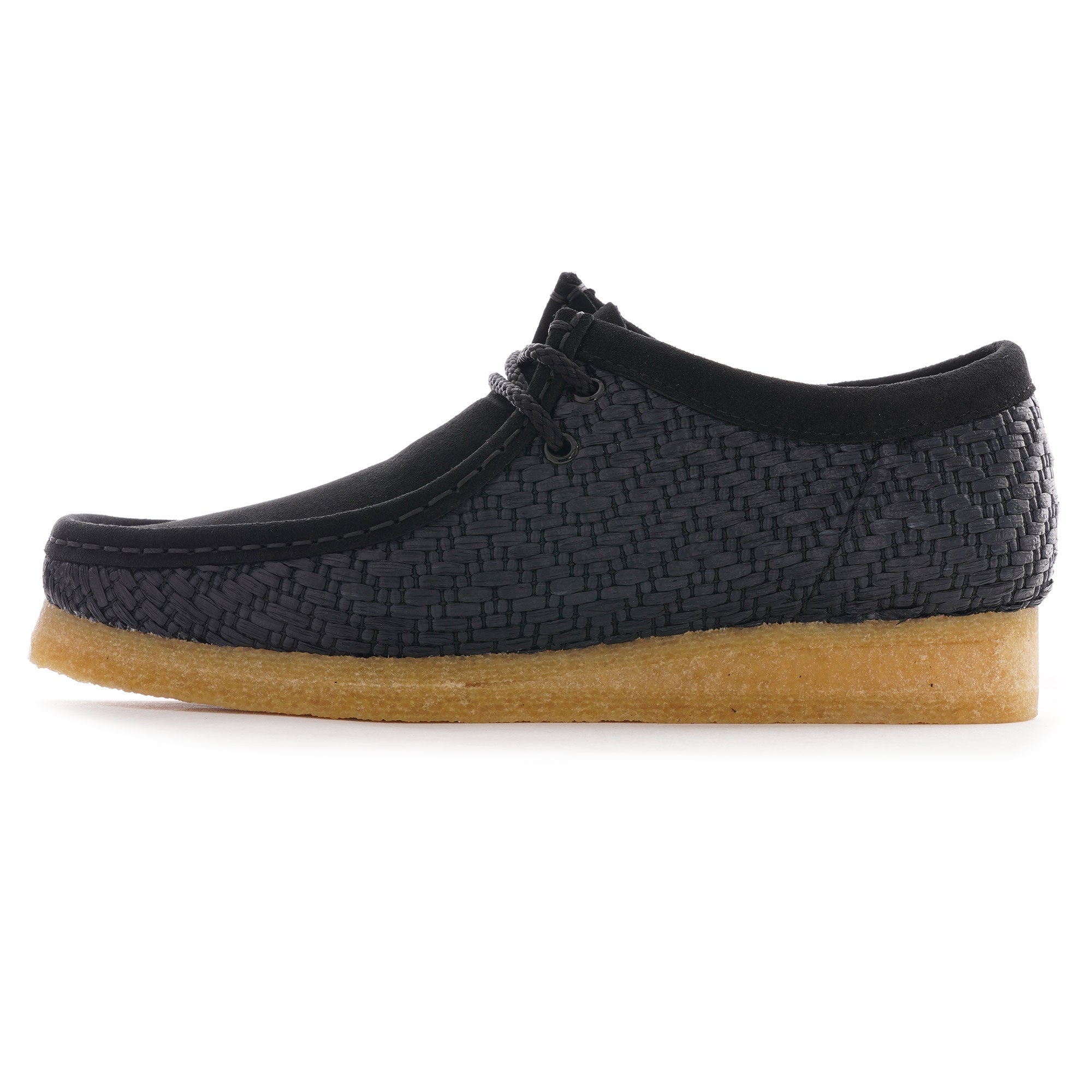 Clarks Originals Wallabee - Black Raffia