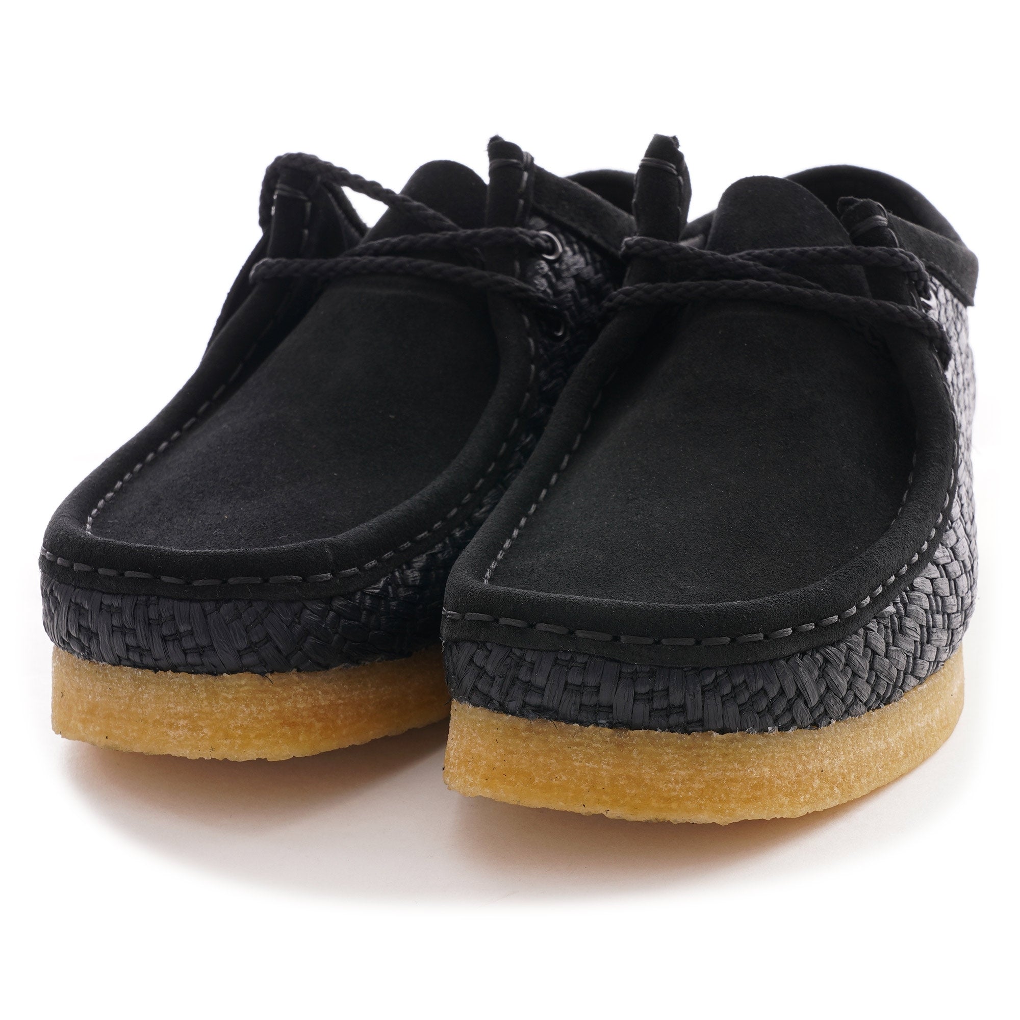 Clarks Originals Wallabee - Black Raffia