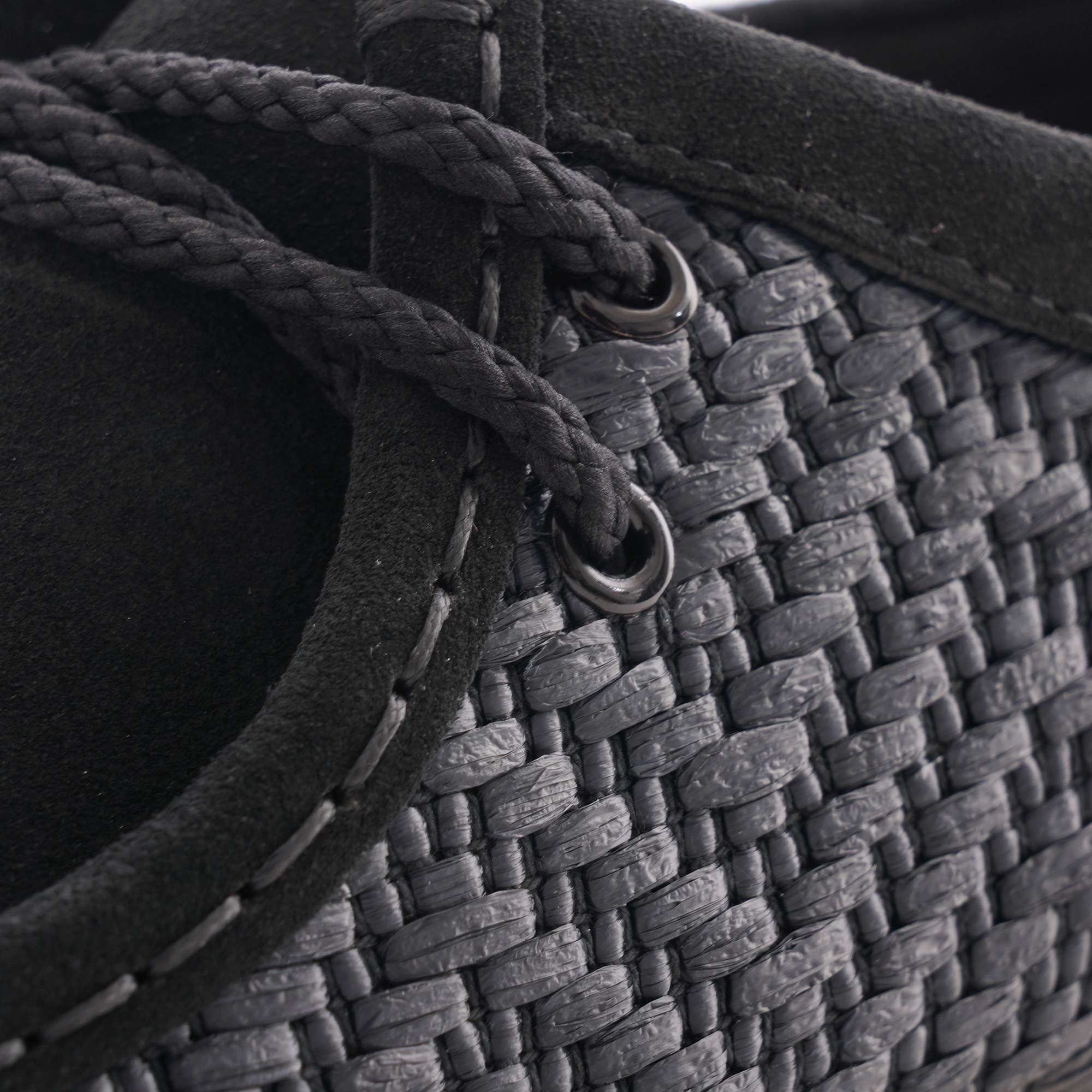 Clarks Originals Wallabee - Black Raffia