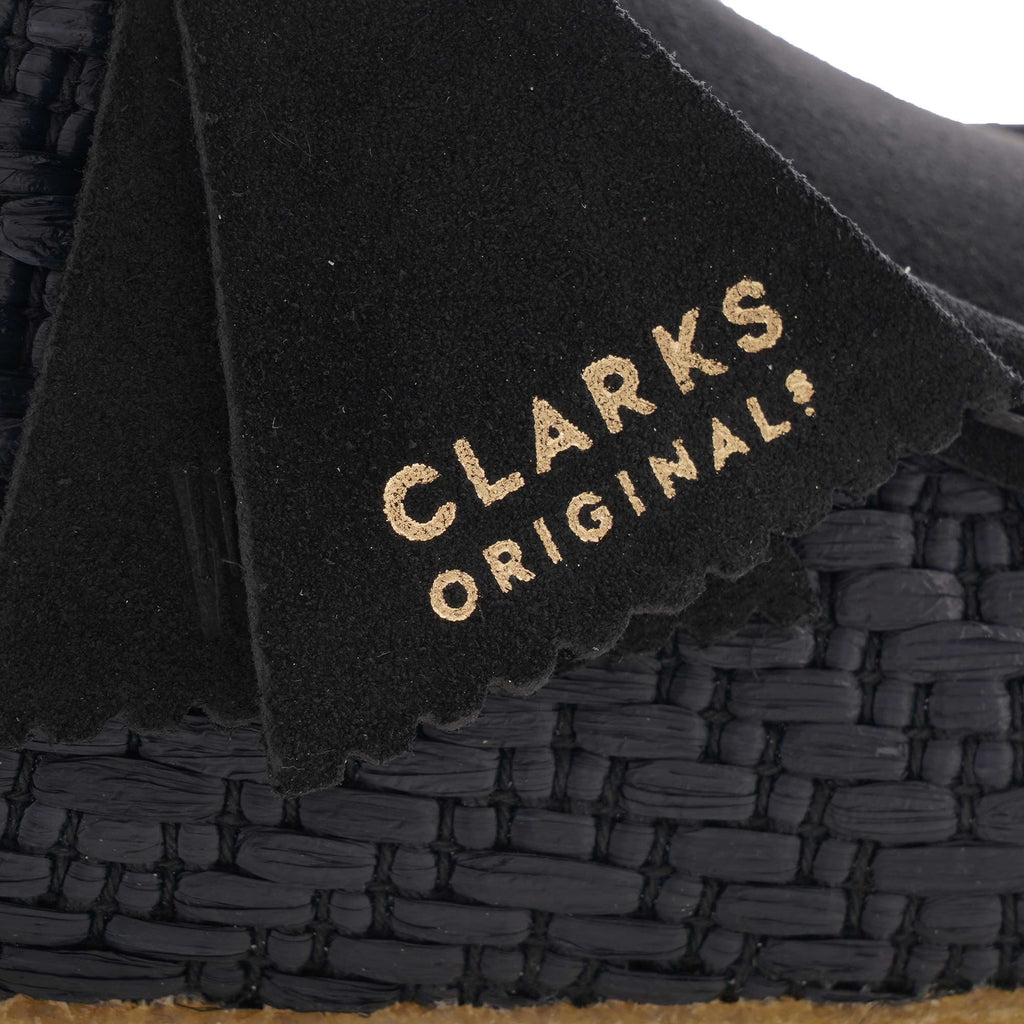 Clarks Originals Wallabee - Black Raffia