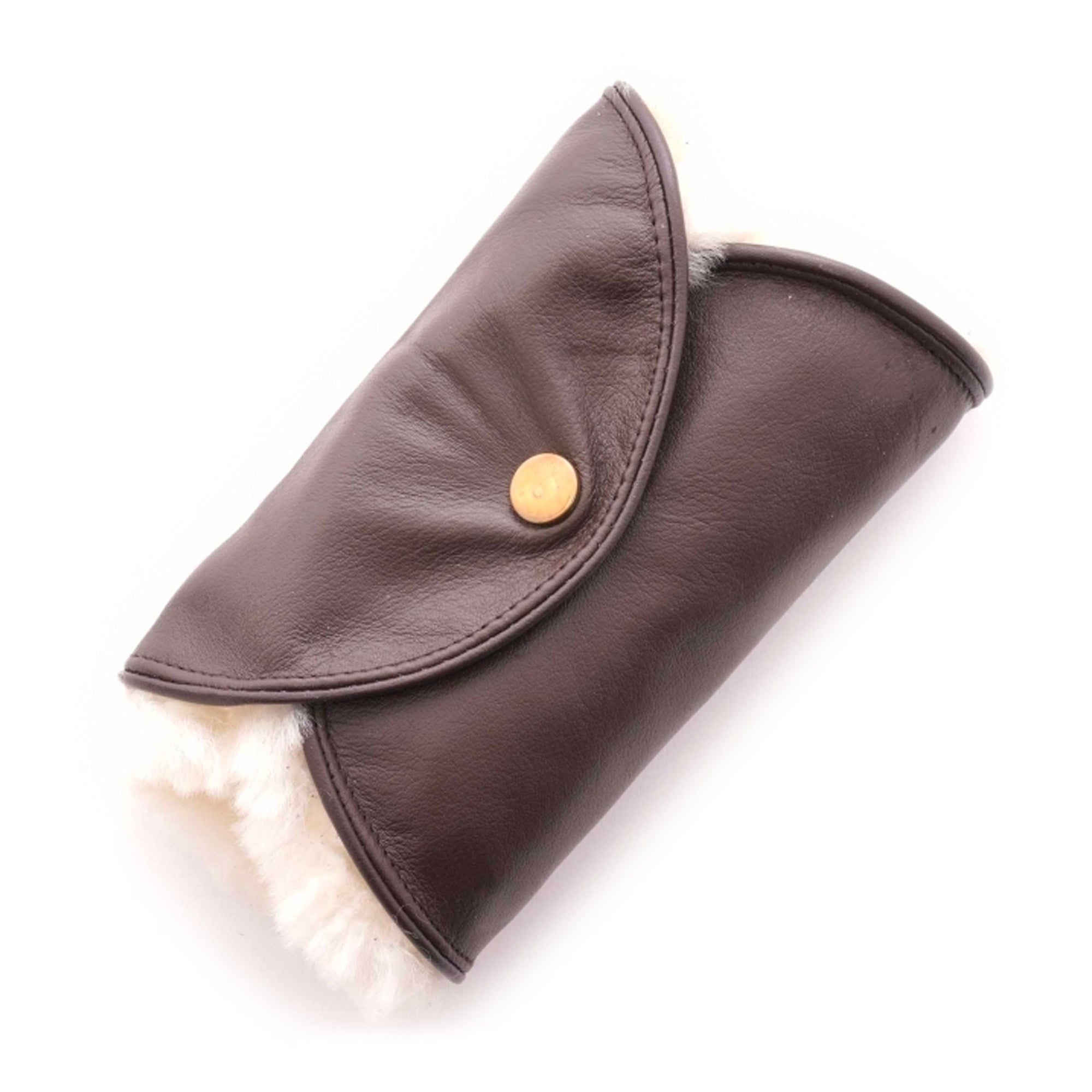 Dasco Shoecare Leather Polishing Mitt - Brown/White