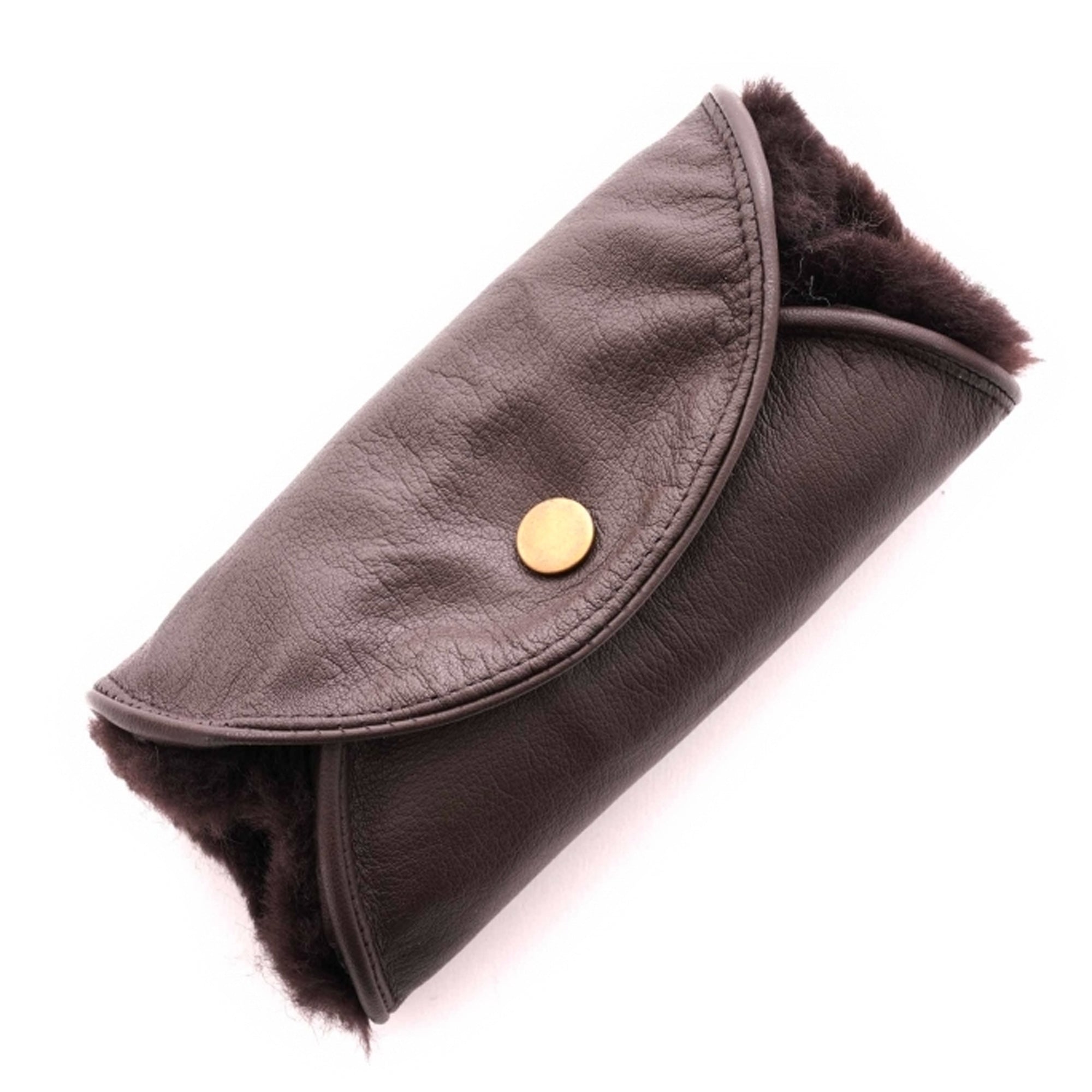 Dasco Shoecare Leather Polishing Mitt - Brown/Brown
