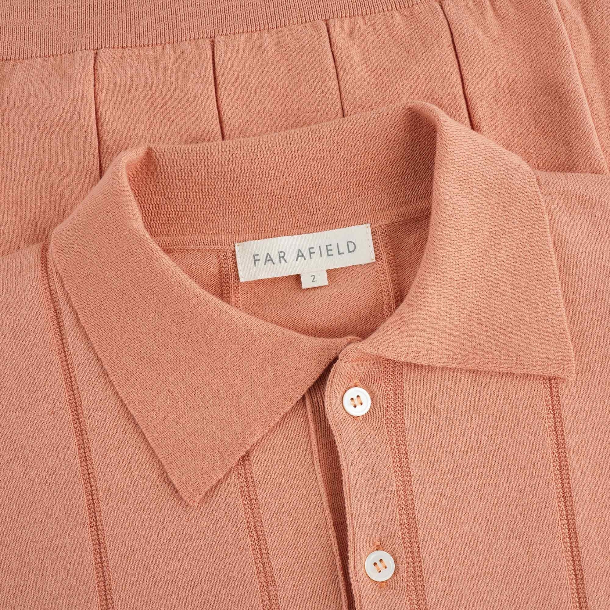 Far Afield Jacobs Short Sleeve Polo - Muted Clay