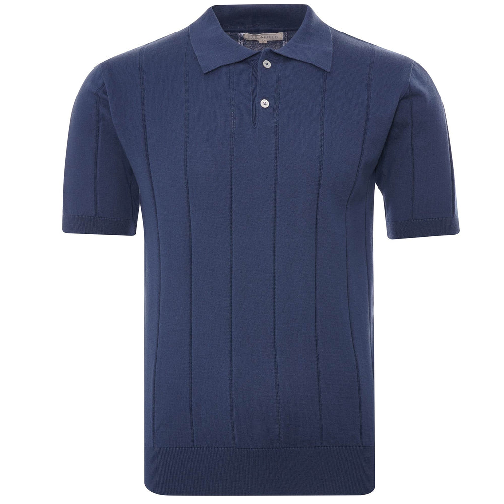 Far Afield Jacobs Short Sleeve Polo - Navy
