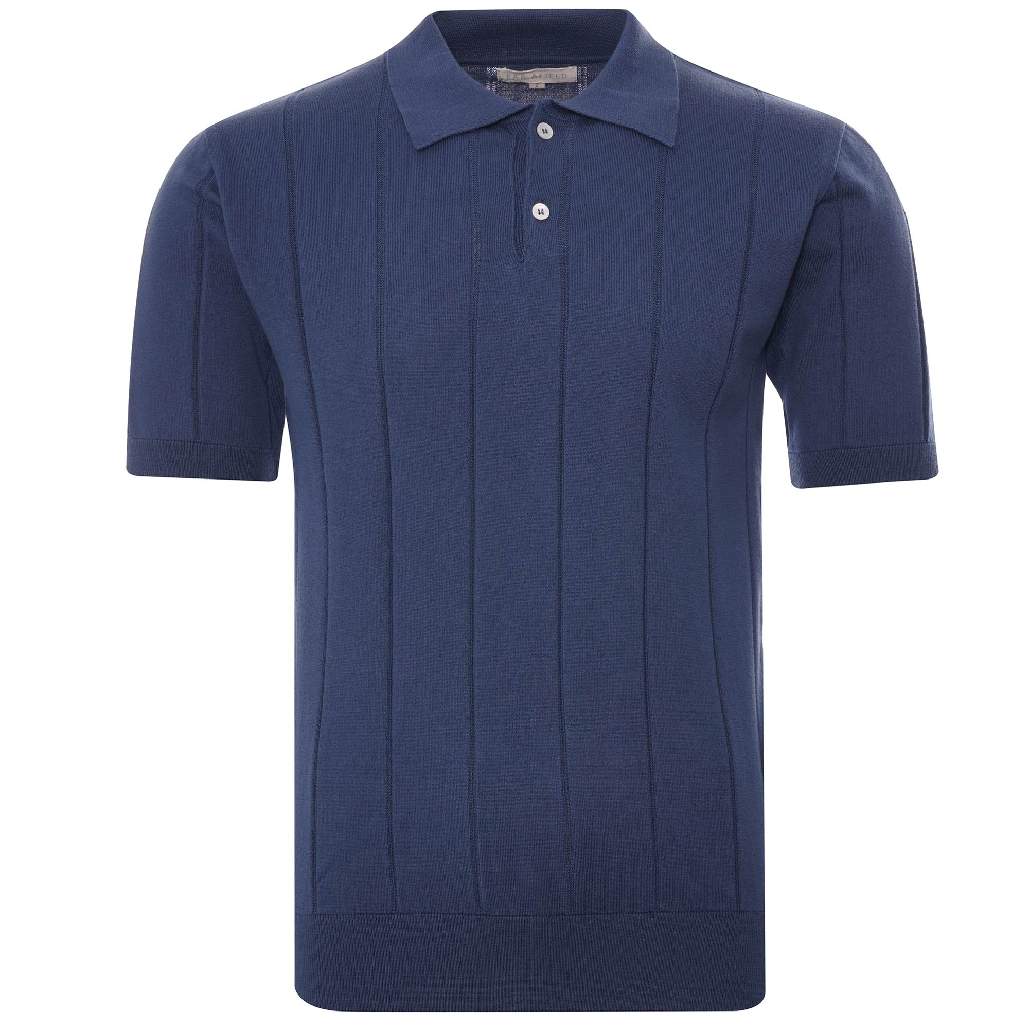 Far Afield Jacobs Short Sleeve Polo - Navy