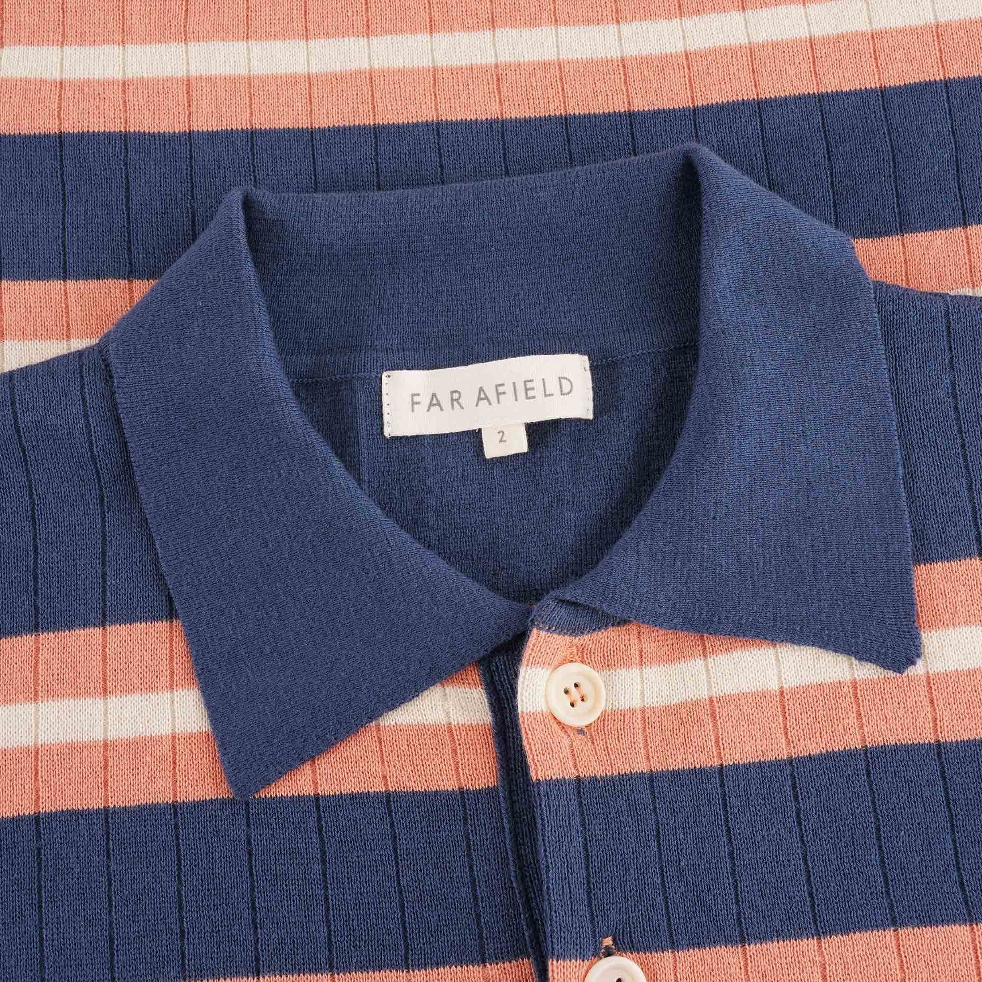Far Afield Leroy S/S Polo - Navy