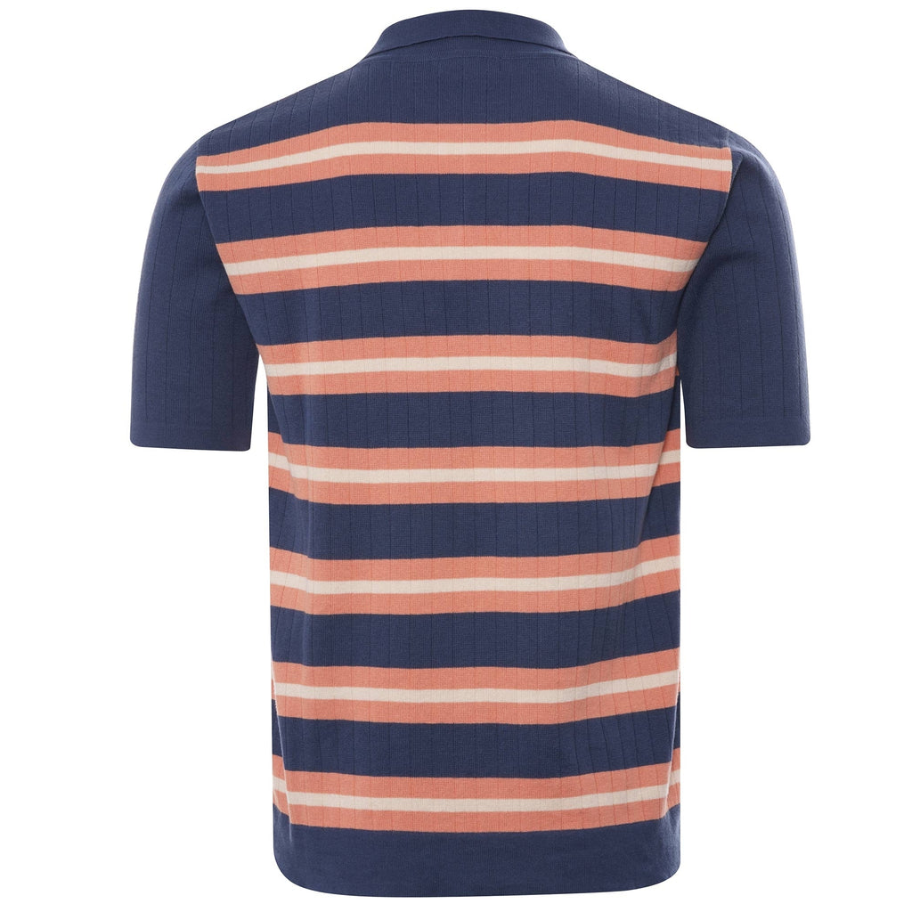 Far Afield Leroy S/S Polo - Navy