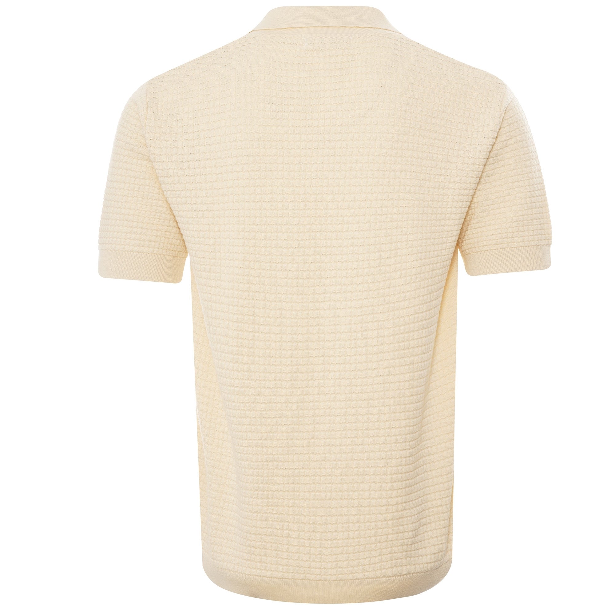 Far Afield Renard Short Sleeve Polo - Pearl White