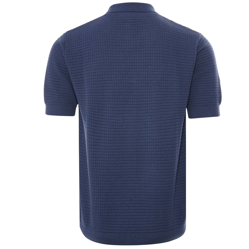 Far Afield Renard Short Sleeve Polo - Navy