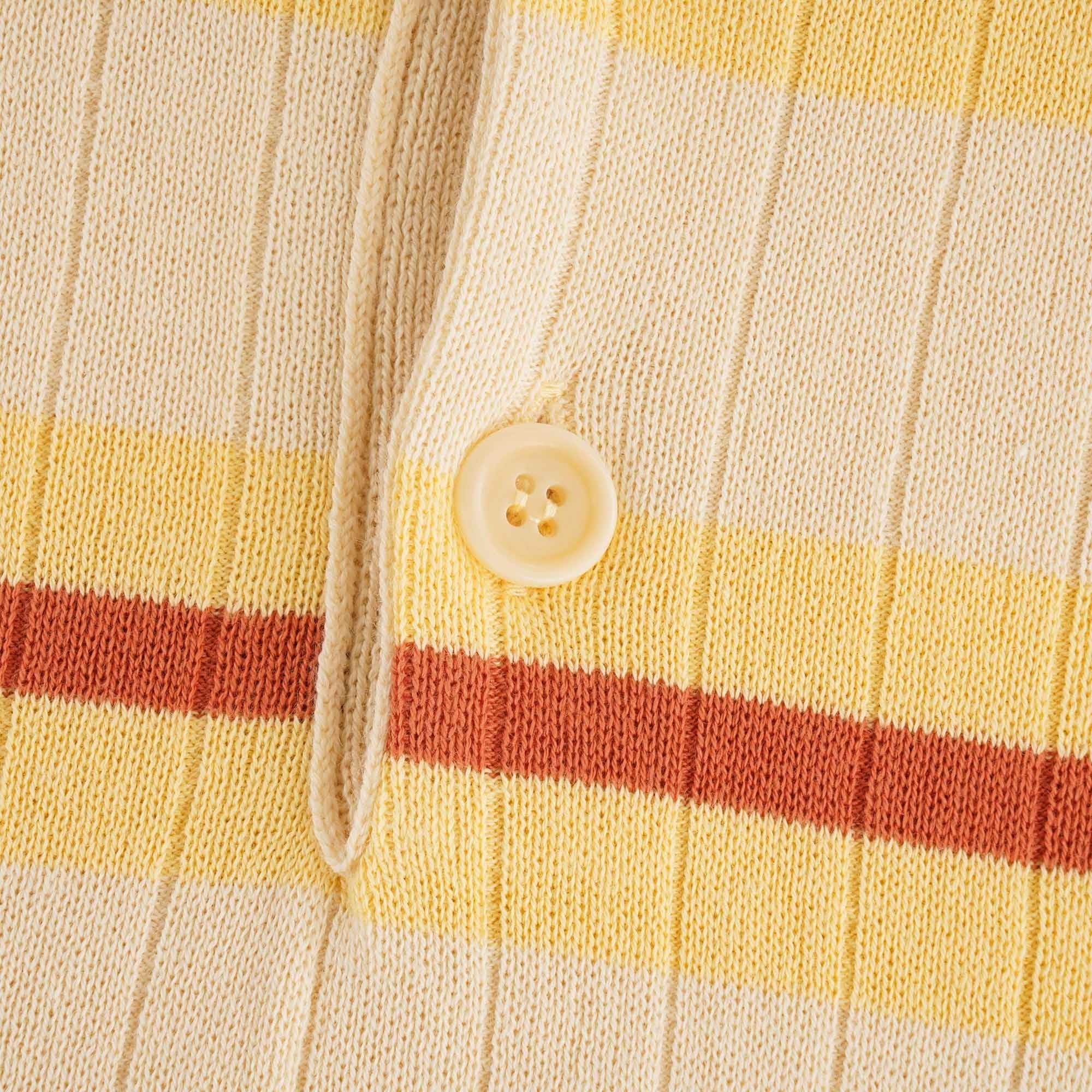 Far Afield Leroy S/S Polo - Seed Pearl