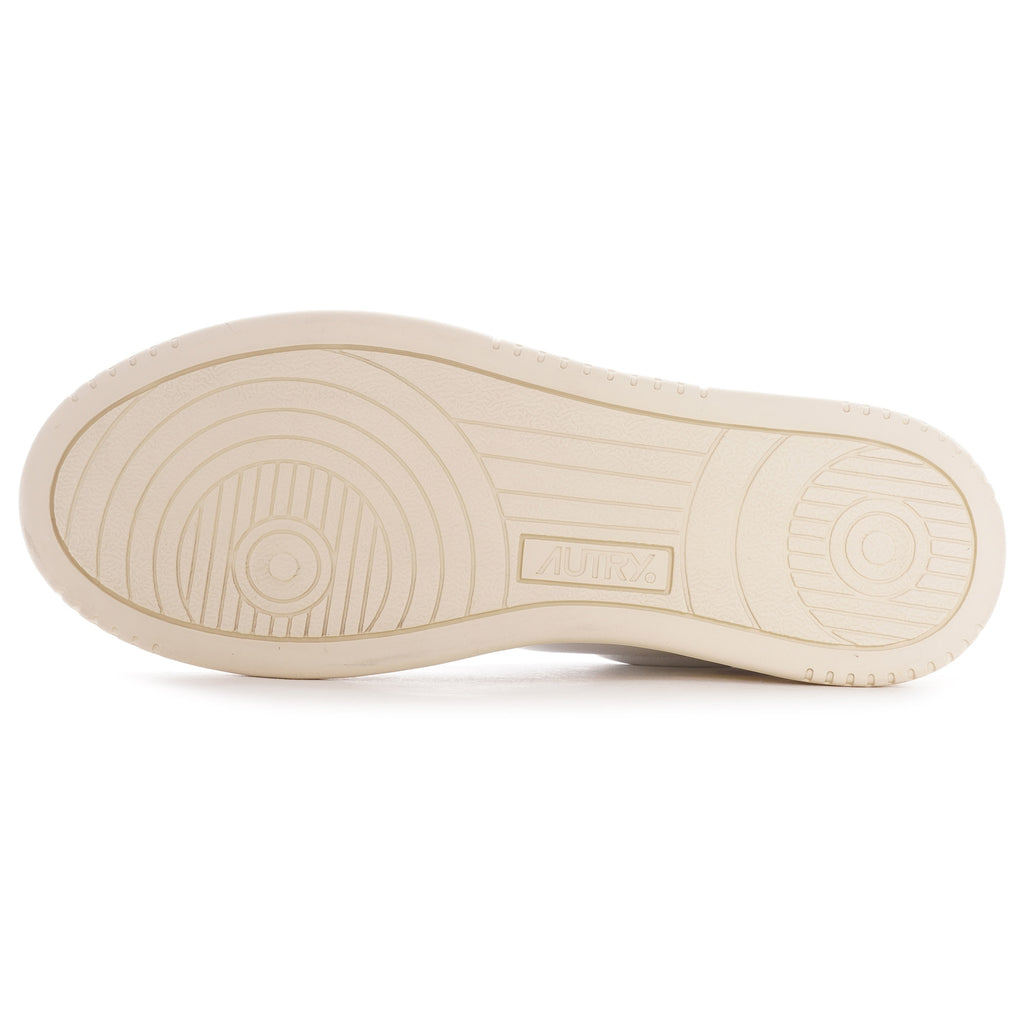 Autry Action Shoes Low Leather - White/Aqua