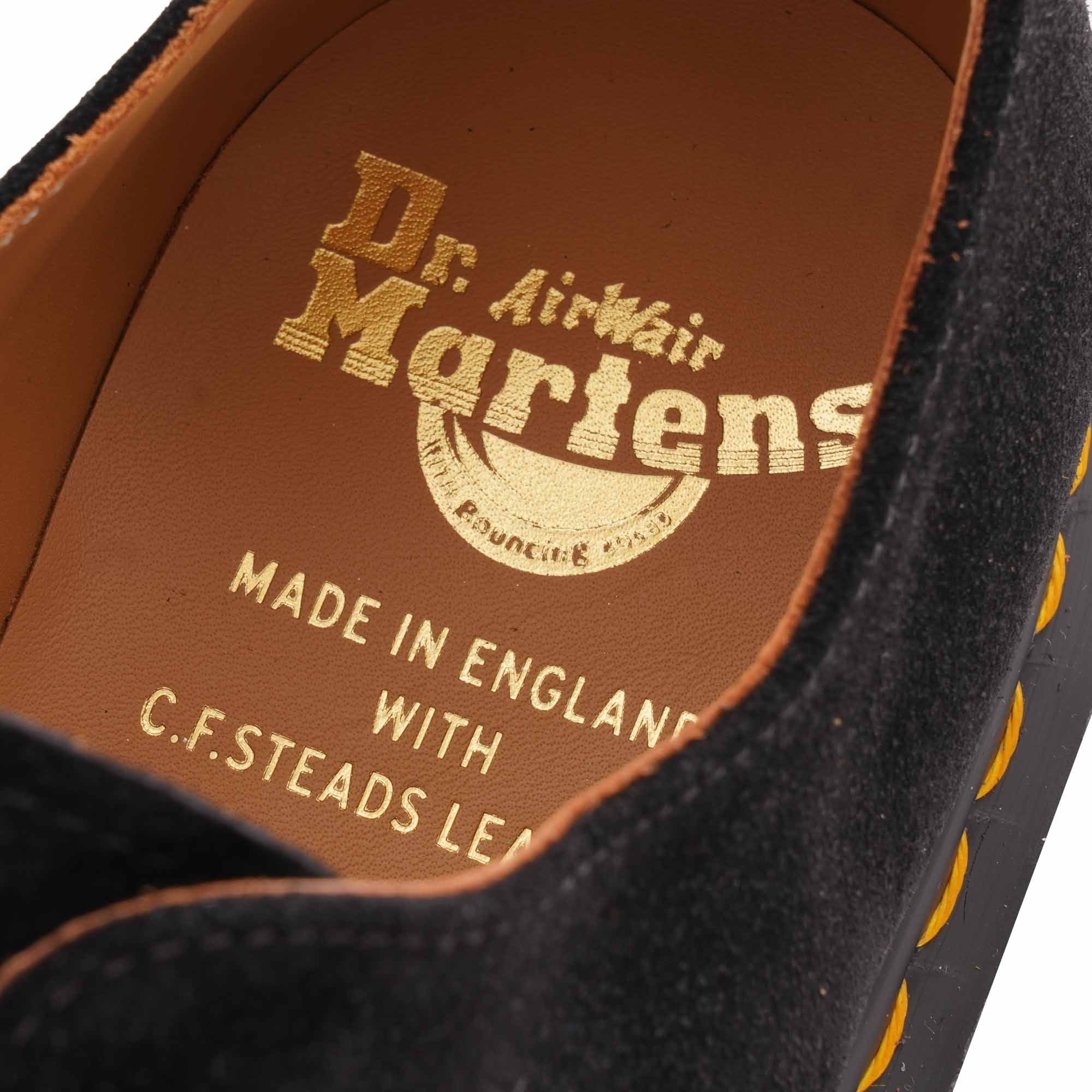 Dr. Martens Made In England Archie II Suede Oxford Shoes - Black