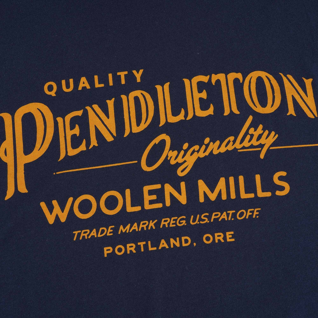Pendleton Woolen Mills Originality Graphic Tee - Midnight Navy