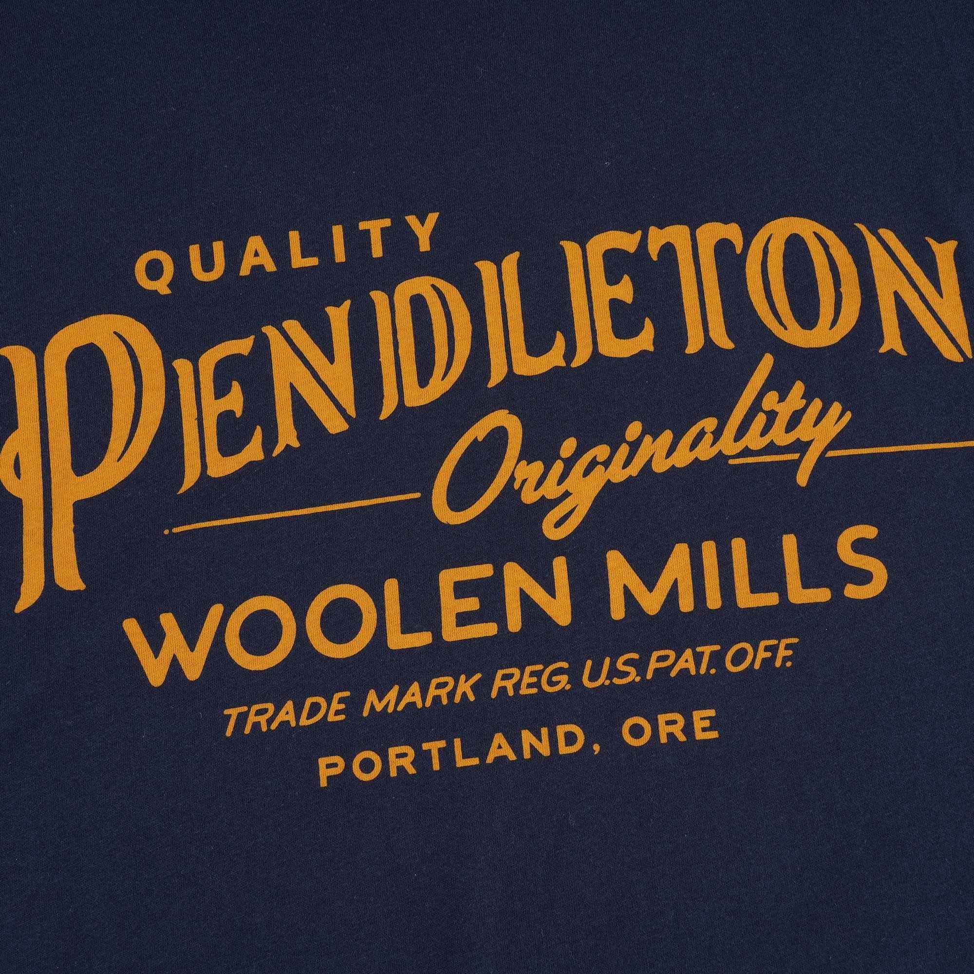 Pendleton Woolen Mills Originality Graphic Tee - Midnight Navy