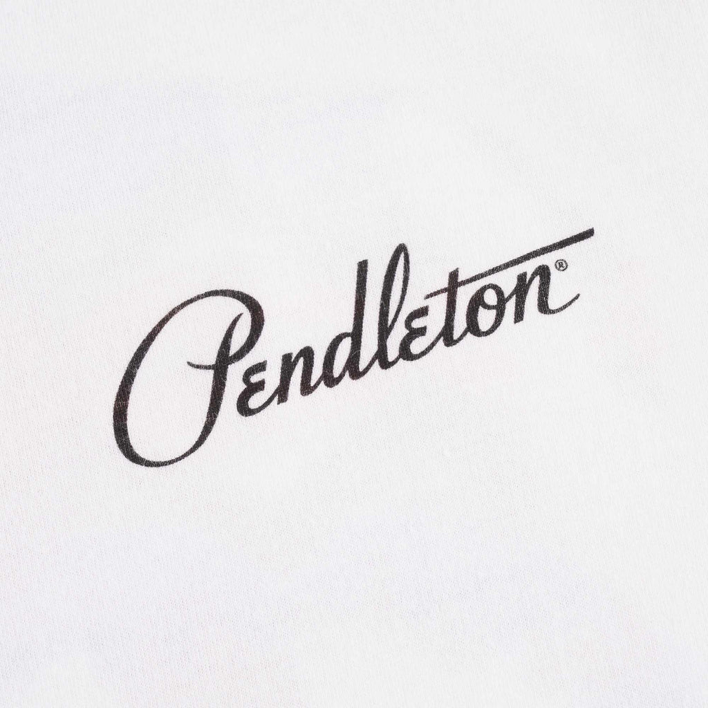 Pendleton Woolen Mills Los Lunas Bison Graphic Tee - White