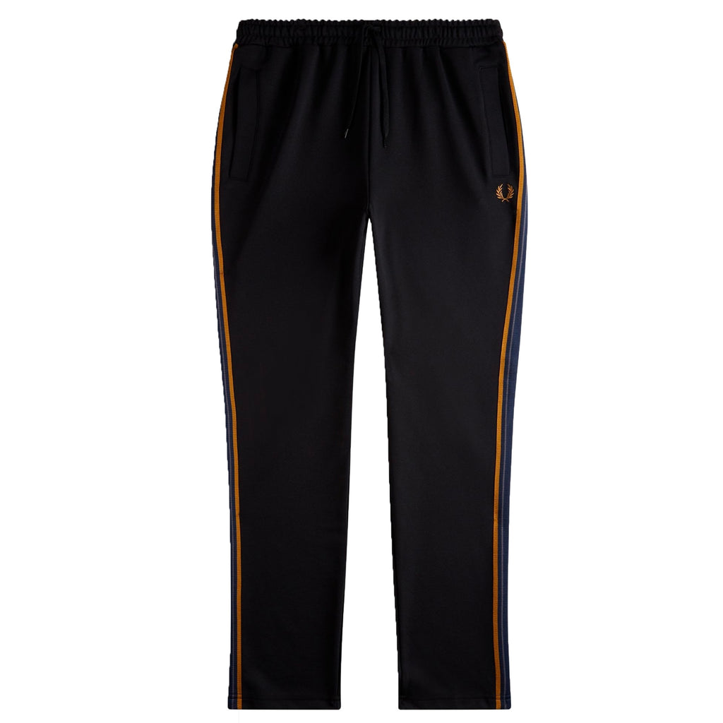 Fred Perry Striped Tape Track Pants - Black