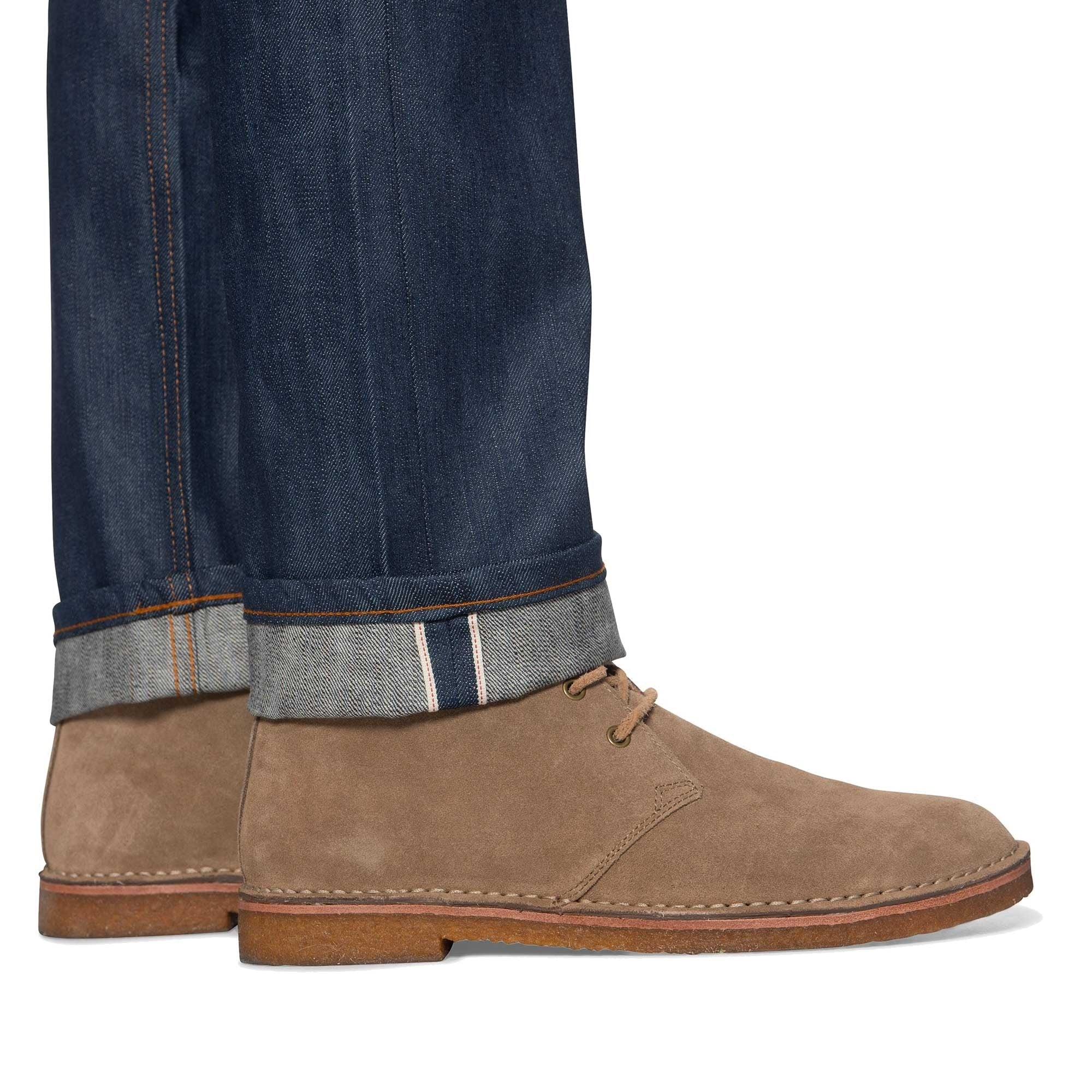 Naked and Famous Denim Weird Guy Golden Hour Slub Stretch Selvedge - Indigo