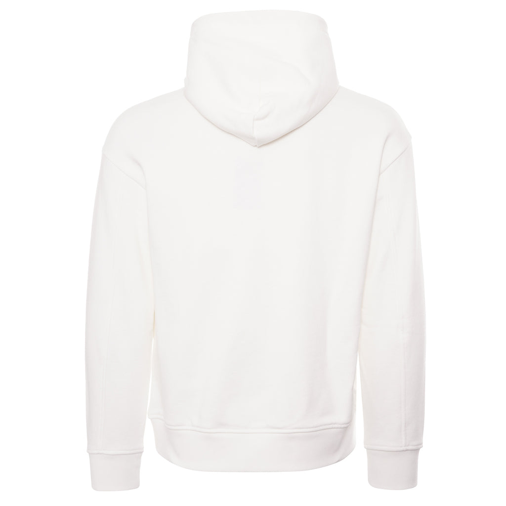 Emporio Armani Cartoon Eagle Patch Hoodie - White