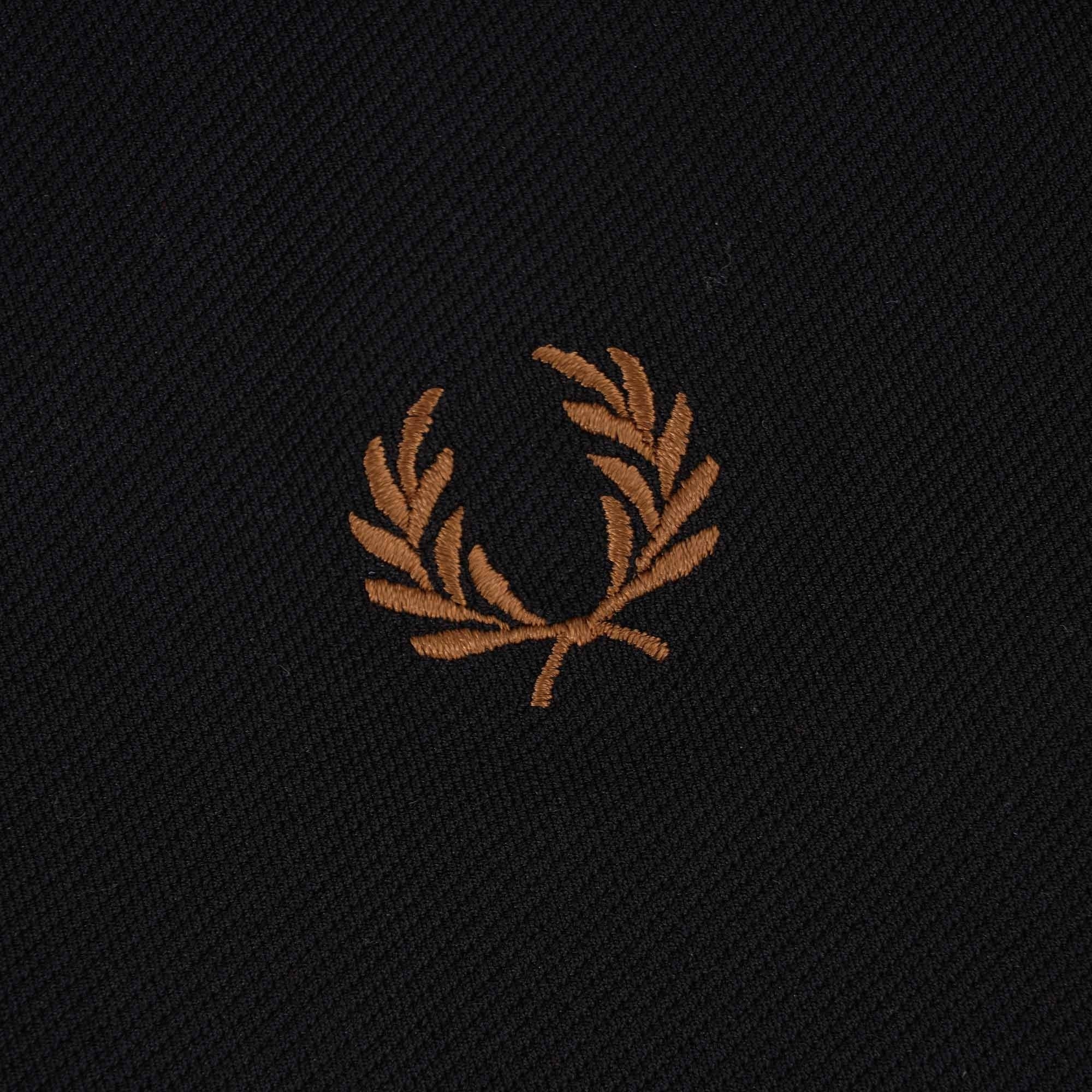 Fred Perry Medal Tape Track Jacket - Black