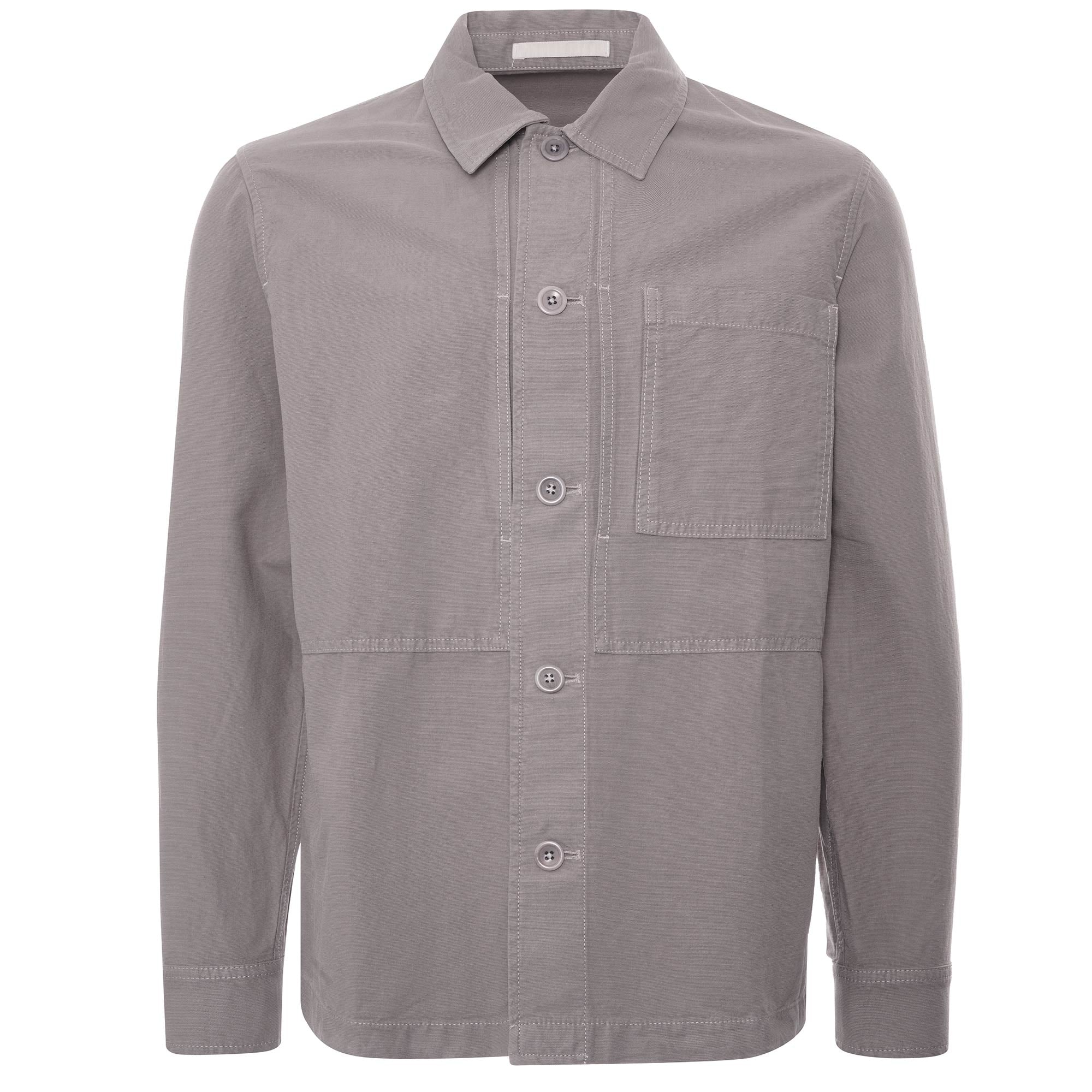 Norse Projects Kyle Cotton Linen Shirt - Warm Grey