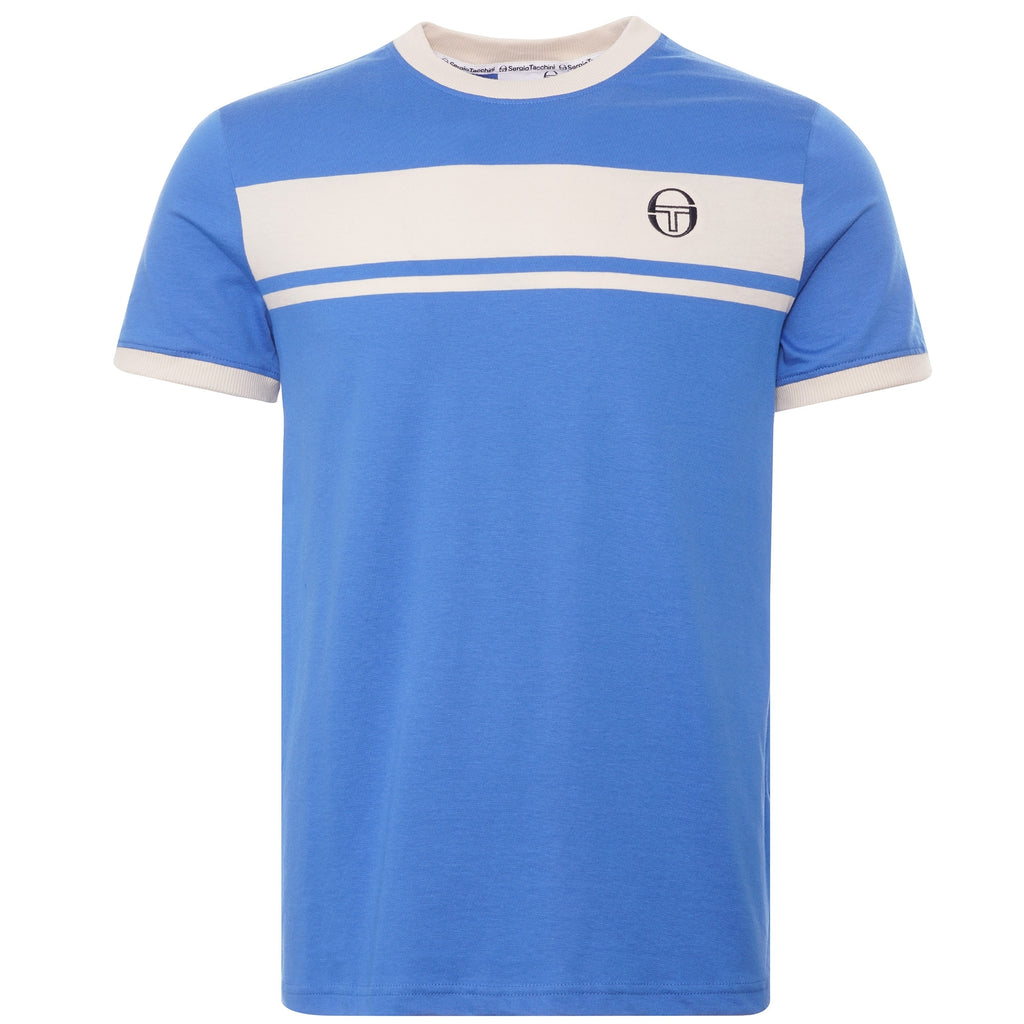 Sergio Tacchini Archivio Master T-Shirt - Blue/Beige