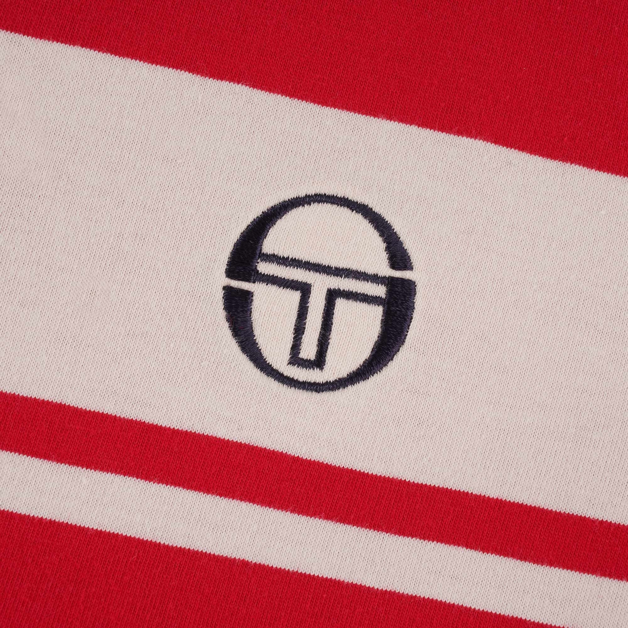 Sergio Tacchini Archivio Master T-Shirt - Red/Beige
