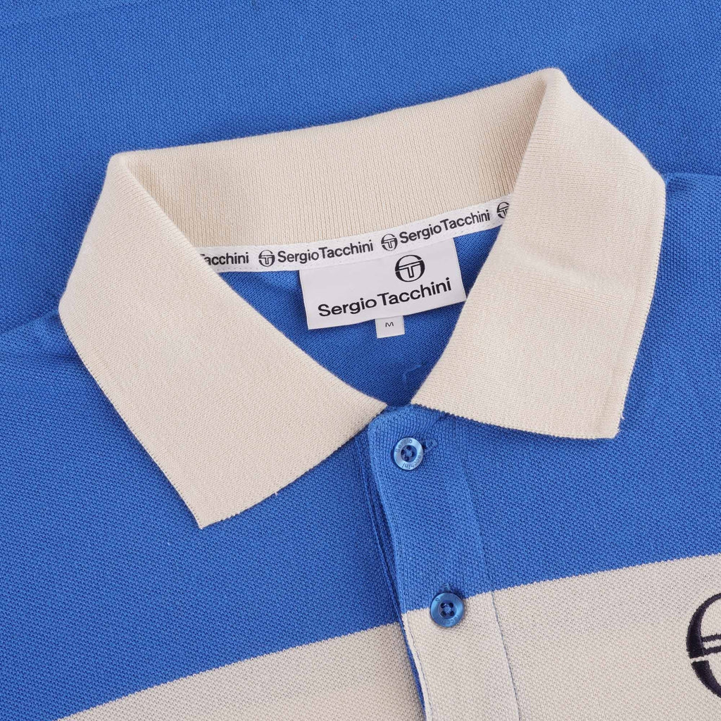 stuartslondon Archivio Young Line Polo Shirt - Blue/Beige