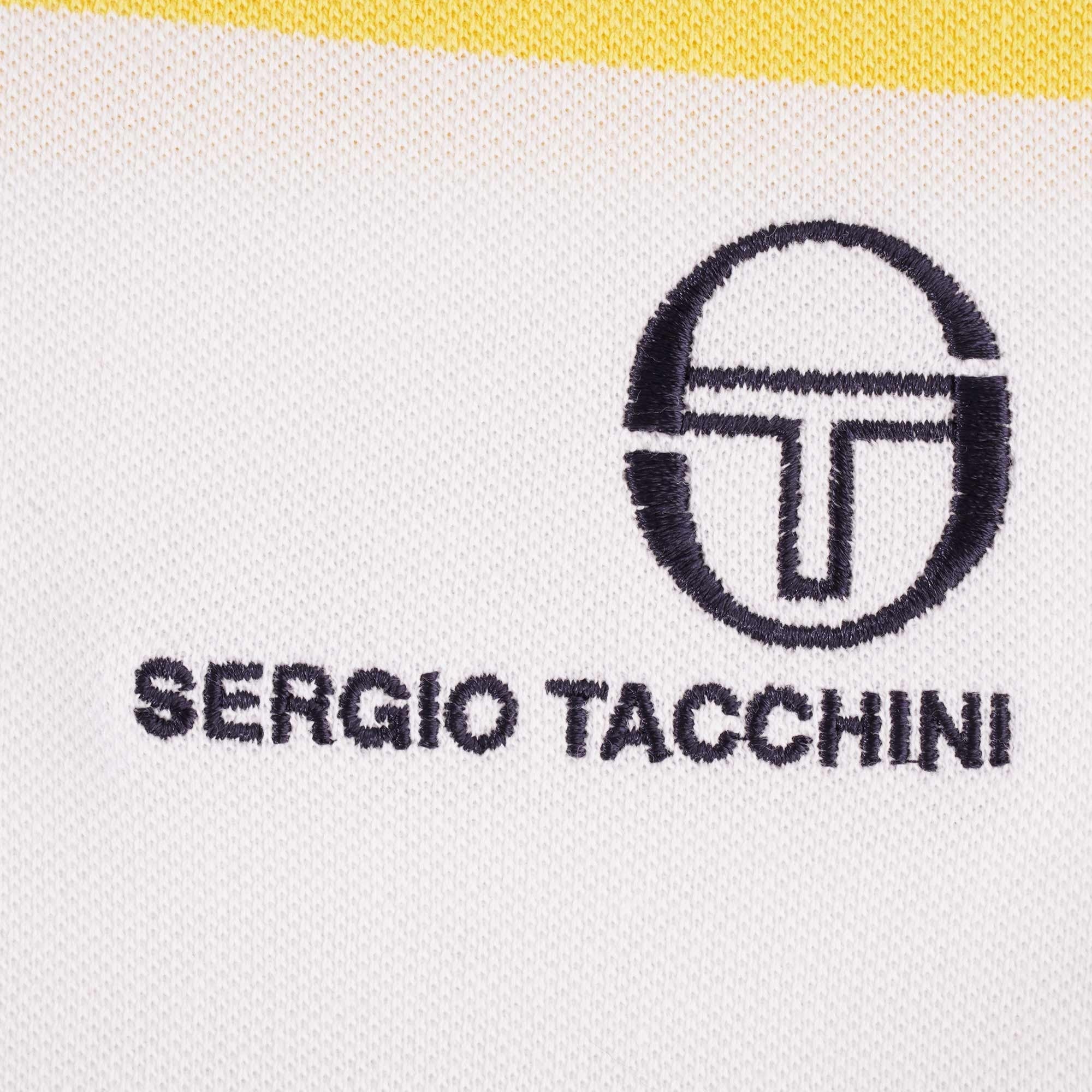 Sergio Tacchini New Young Line Polo - White/Lemon