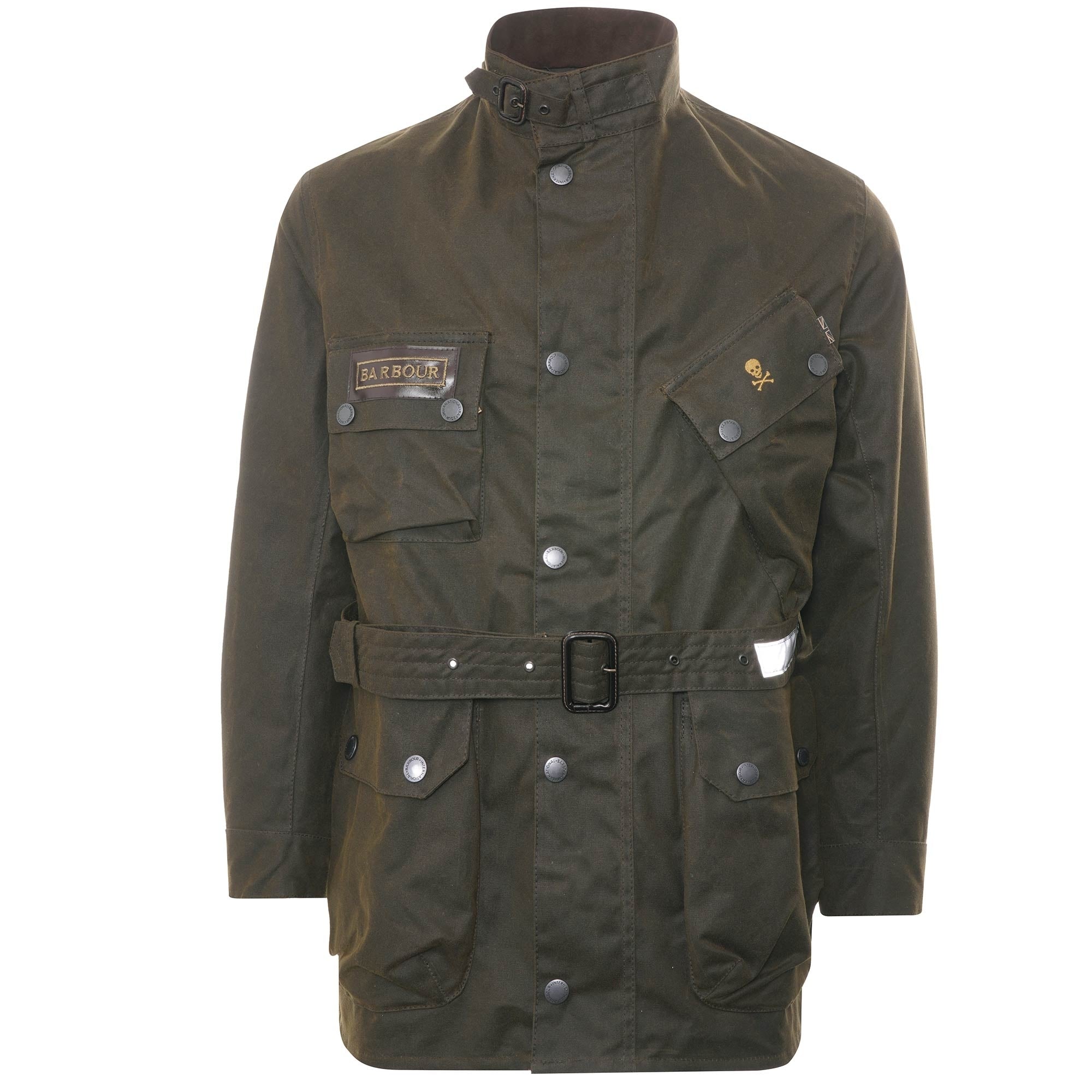 Barbour International Jack Wax Jacket - Olive