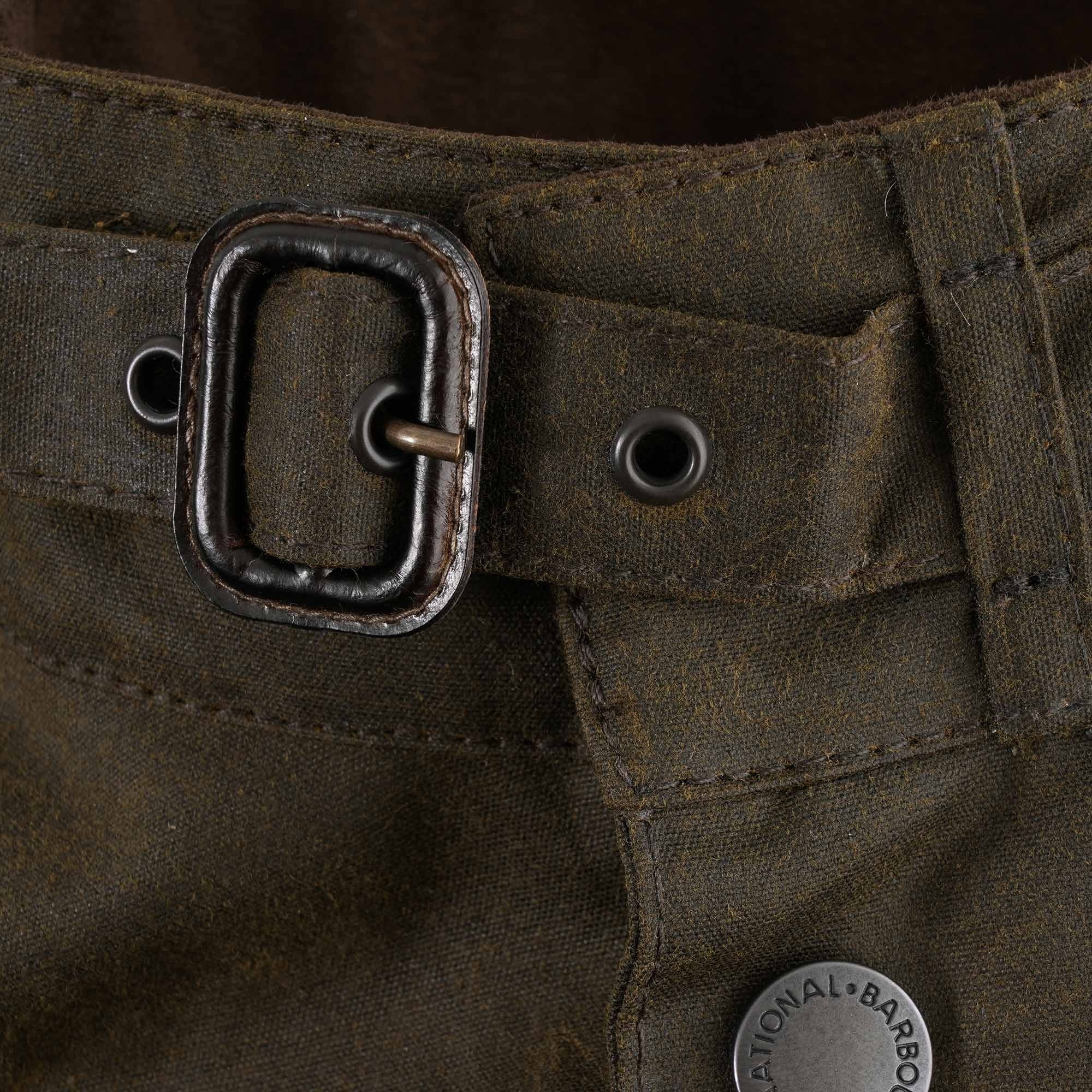 Barbour International Jack Wax Jacket - Olive