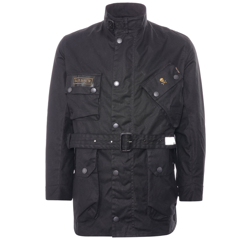 Barbour International Jack Wax Jacket - Black