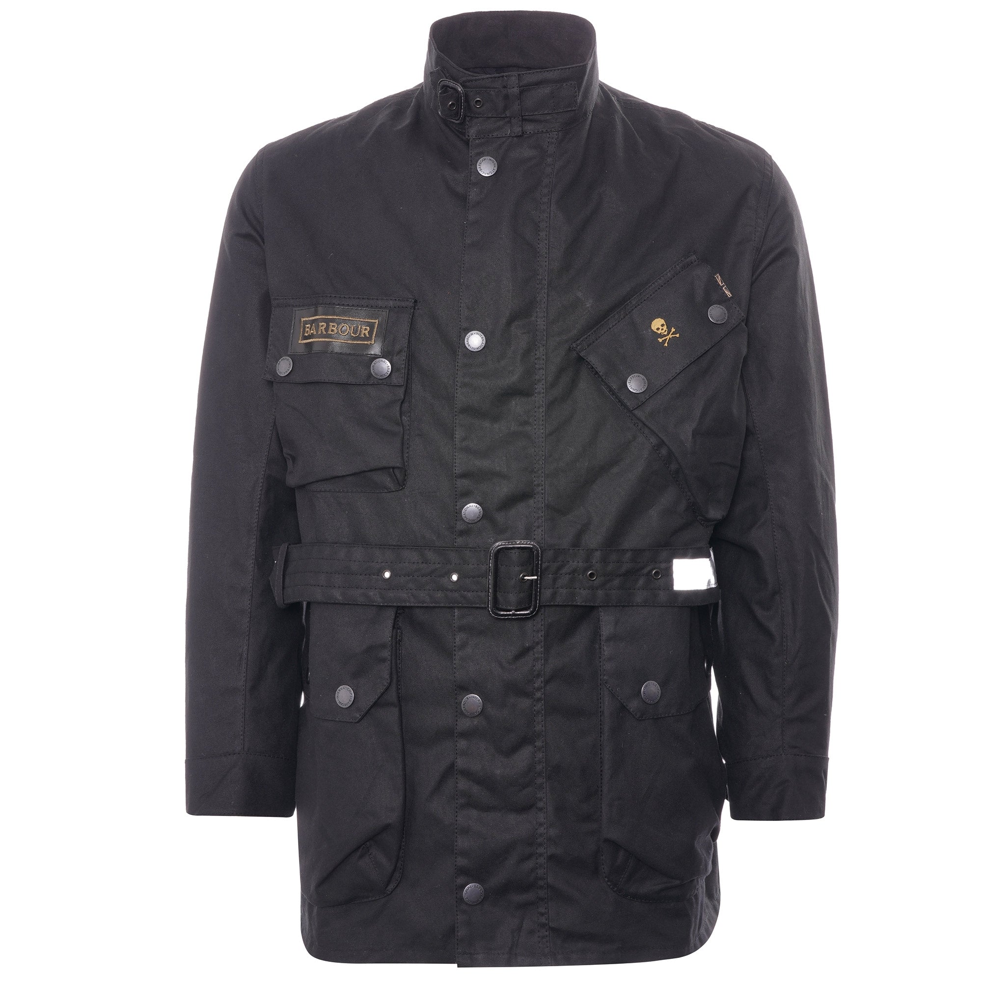 Barbour International Jack Wax Jacket - Black