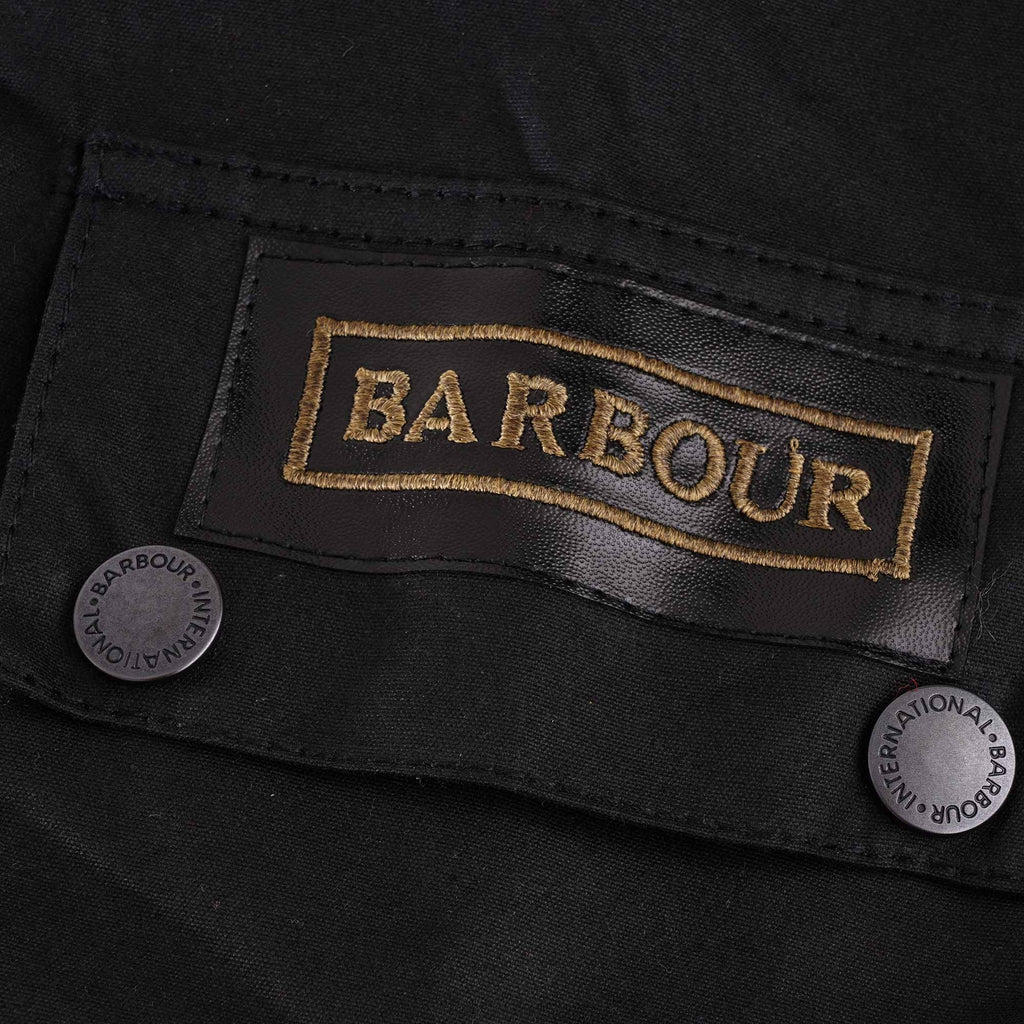 Barbour International Jack Wax Jacket - Black