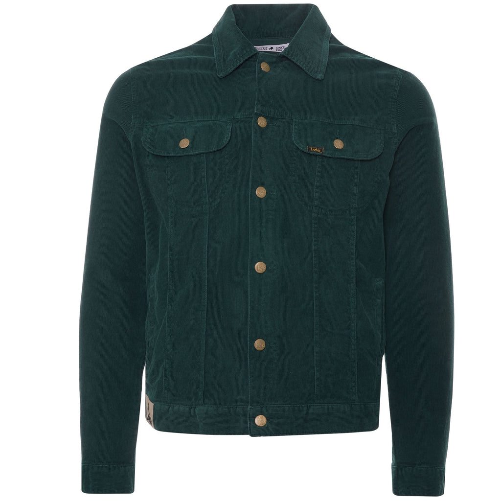 Lois Jeans Tejana Thin Cord Jacket - Bottle Green