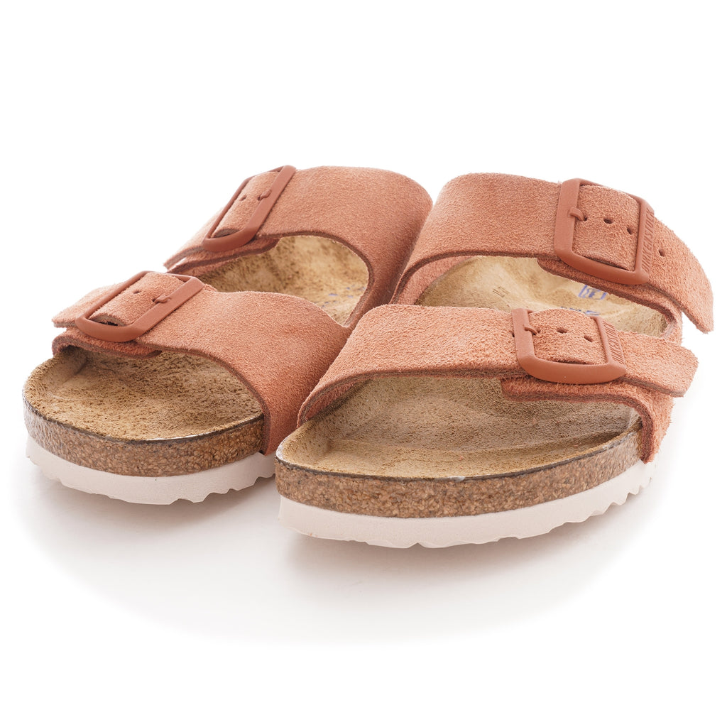 Birkenstock Womens Arizona Soft Footbed - Earth Red