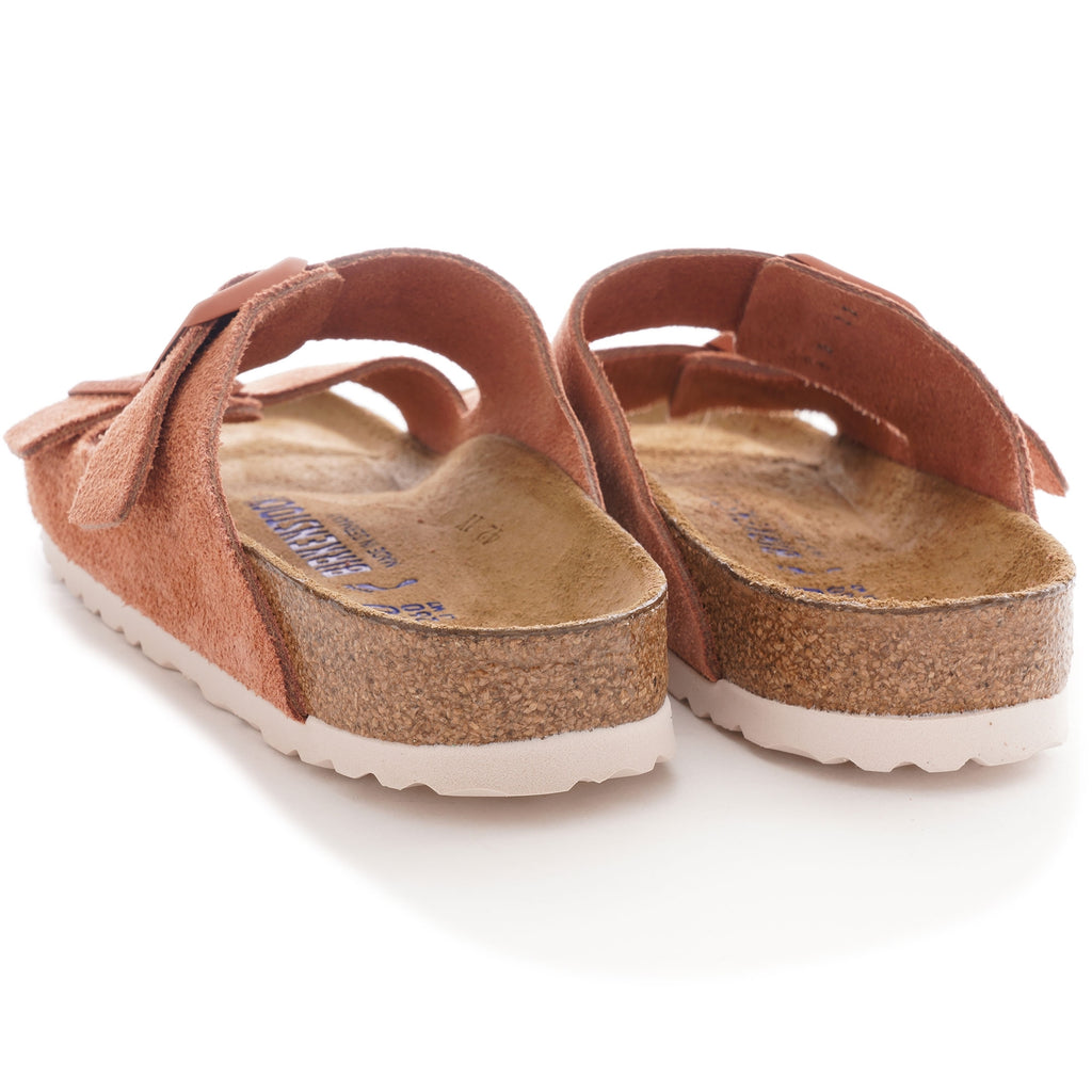 Birkenstock Womens Arizona Soft Footbed - Earth Red