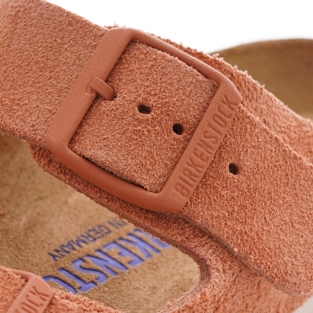 Birkenstock Womens Arizona Soft Footbed - Earth Red