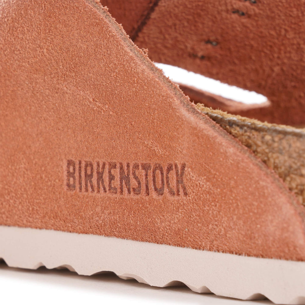 Birkenstock Womens Arizona Soft Footbed - Earth Red