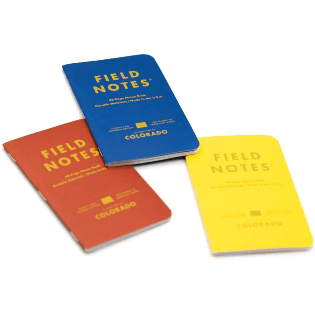 Field Notes 3 Pack Colorado Memo Books
