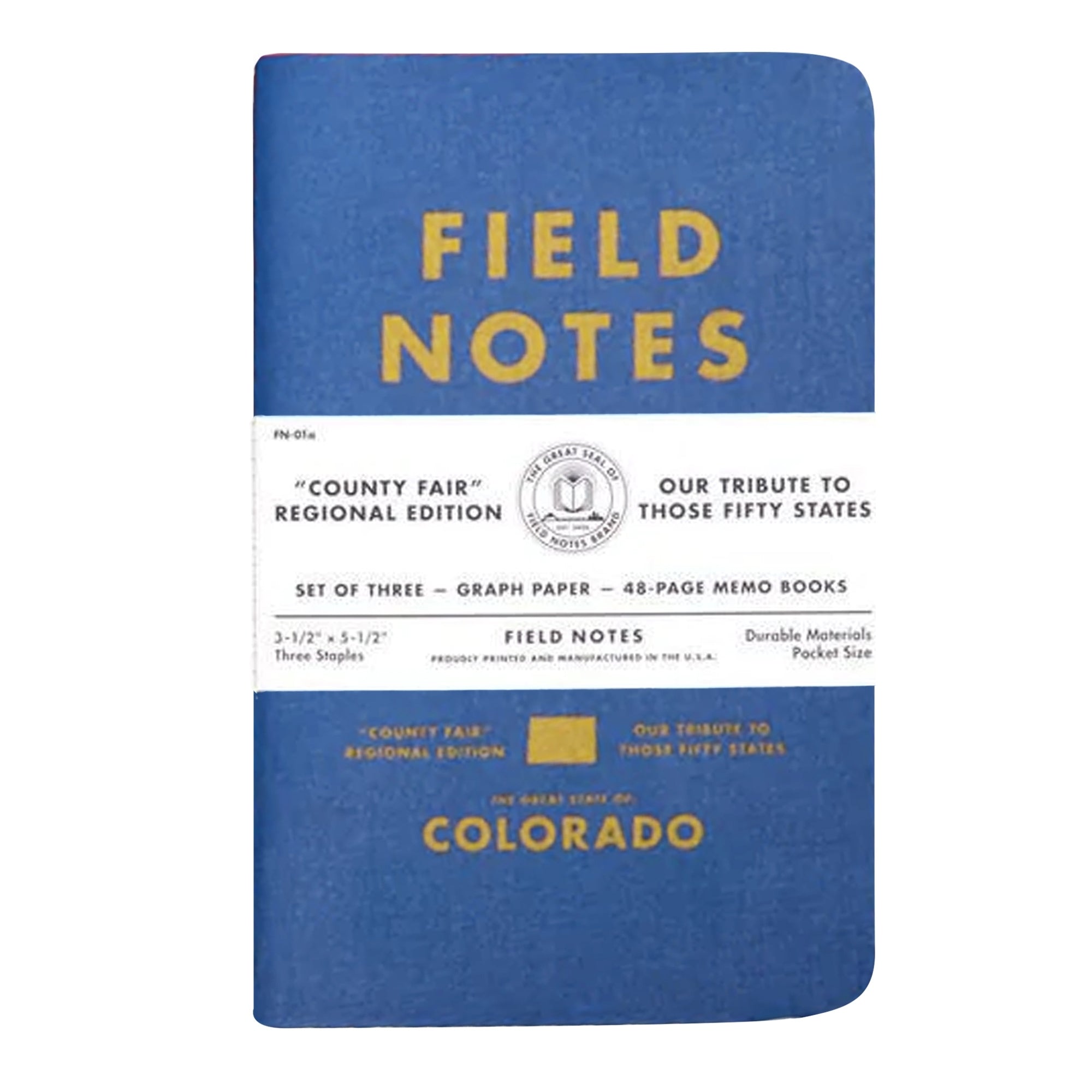 Field Notes 3 Pack Colorado Memo Books