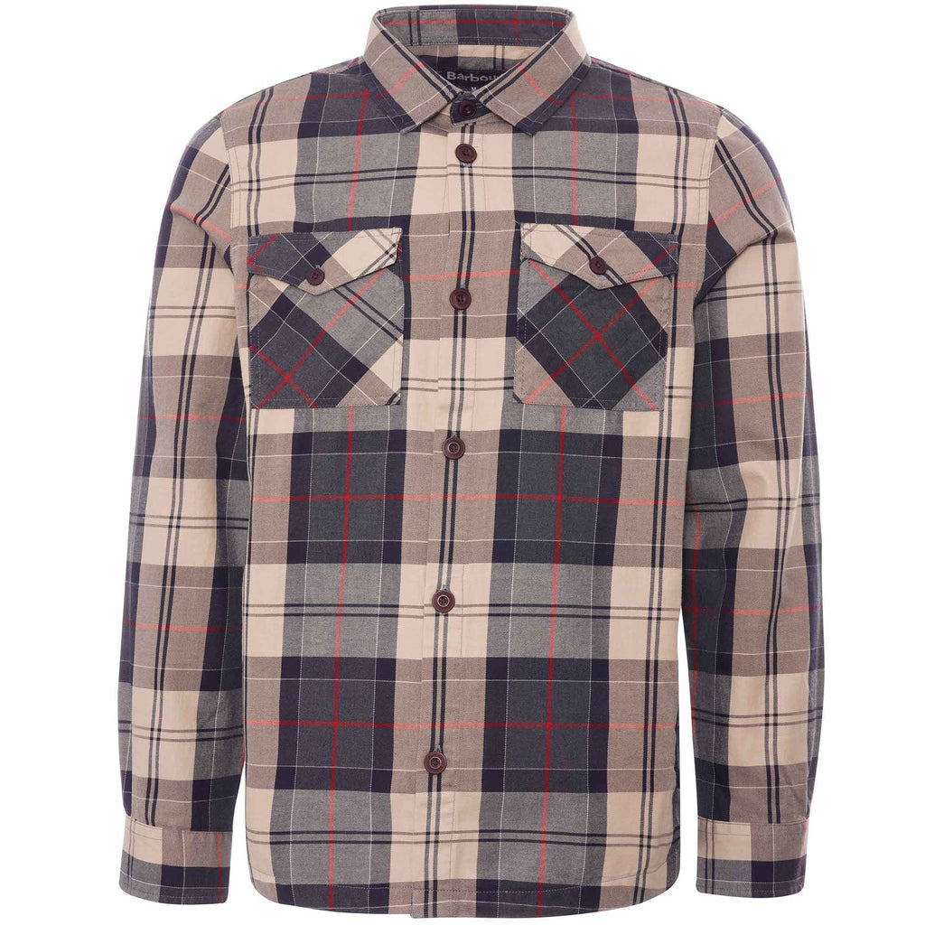 Barbour Canwell Over Shirt - Stone Tartan