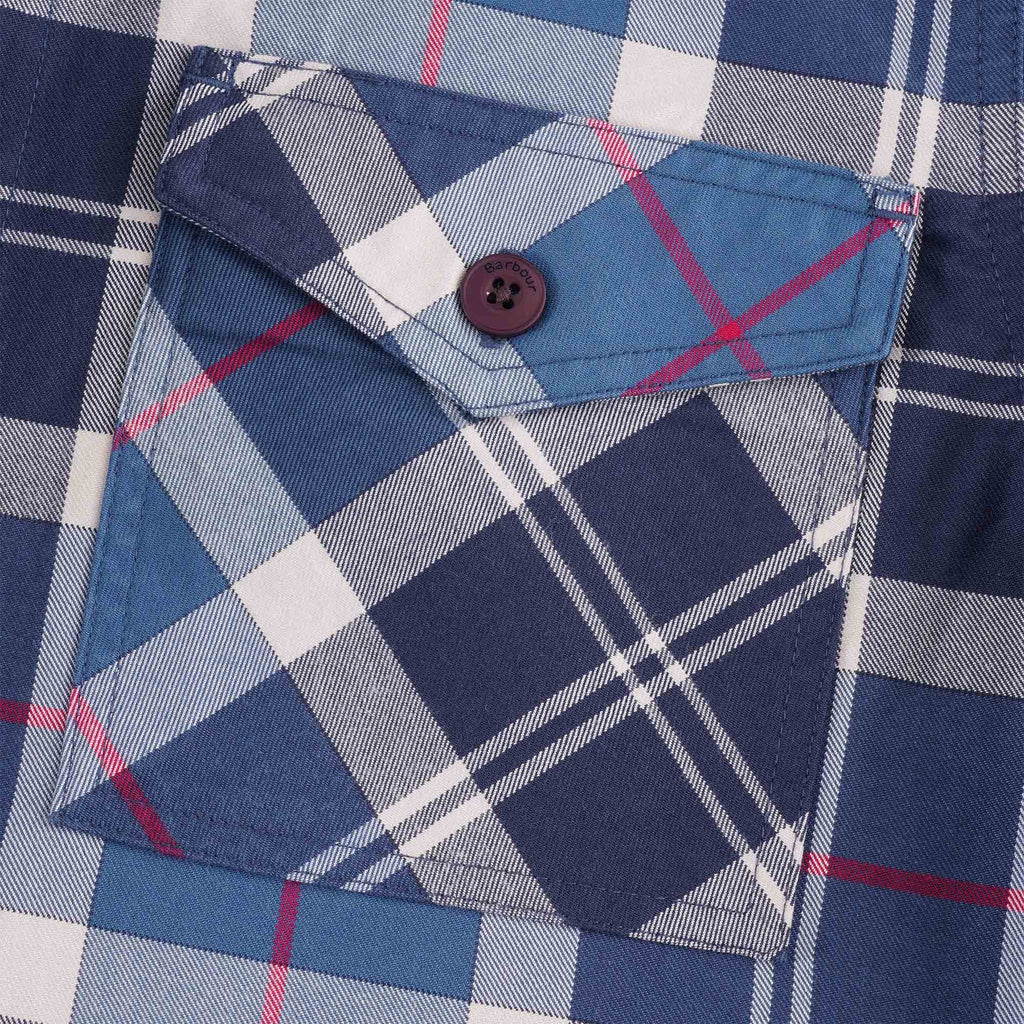 Barbour Canwell Over Shirt - Summer Navy